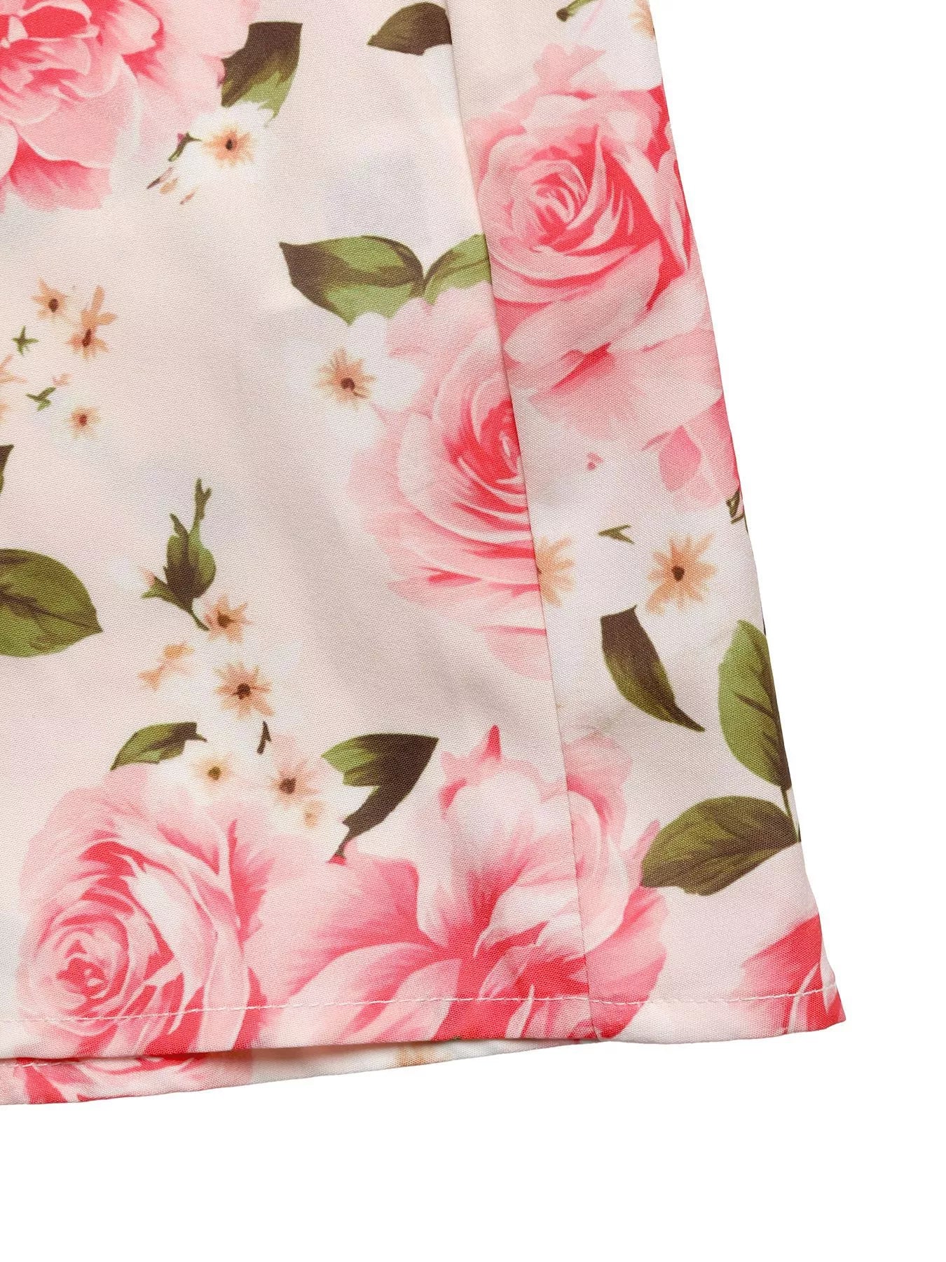 Floral Halter Midi Dress-Tactilefable