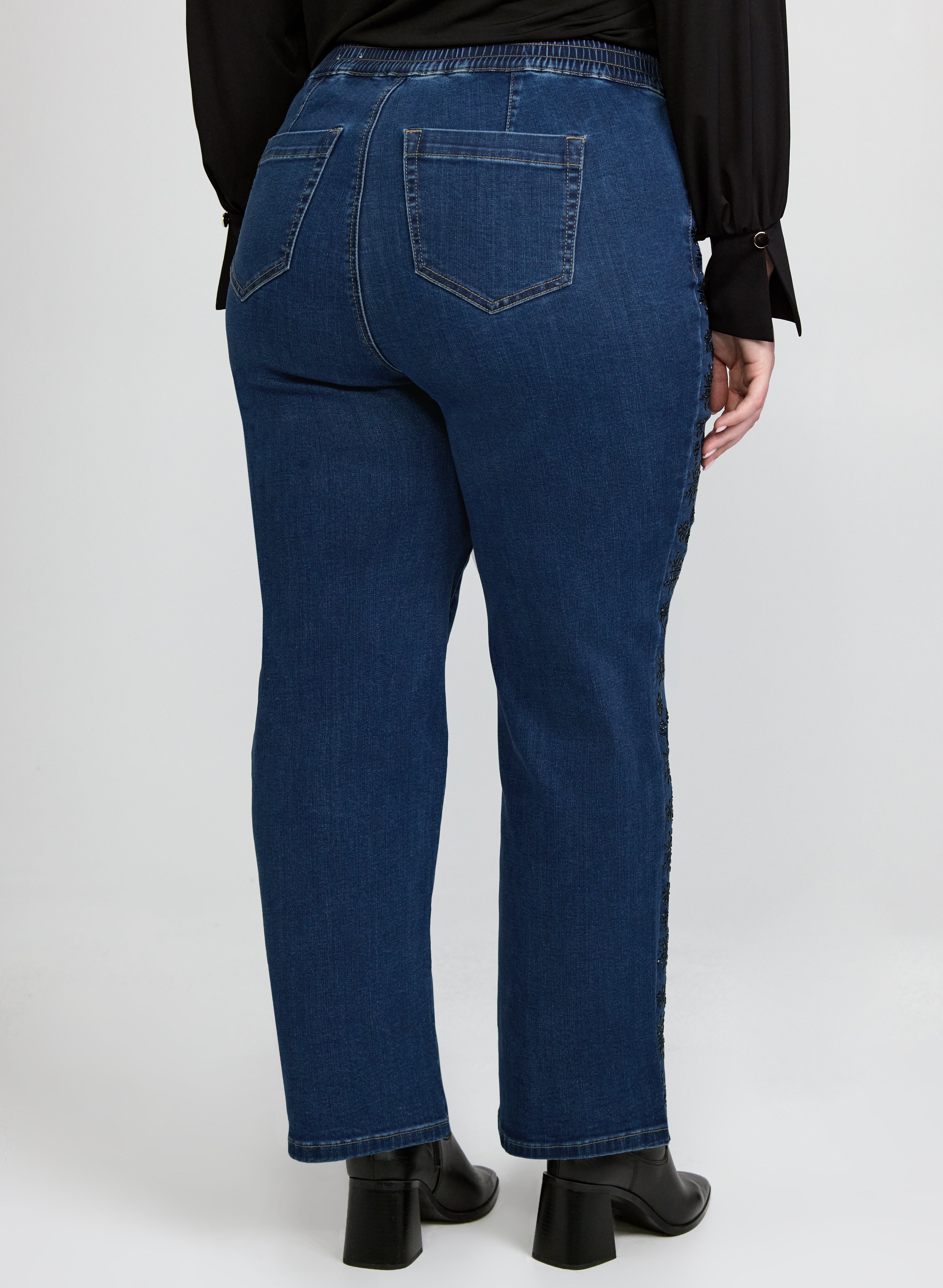 Straight-Leg Jeans-Tactilefable