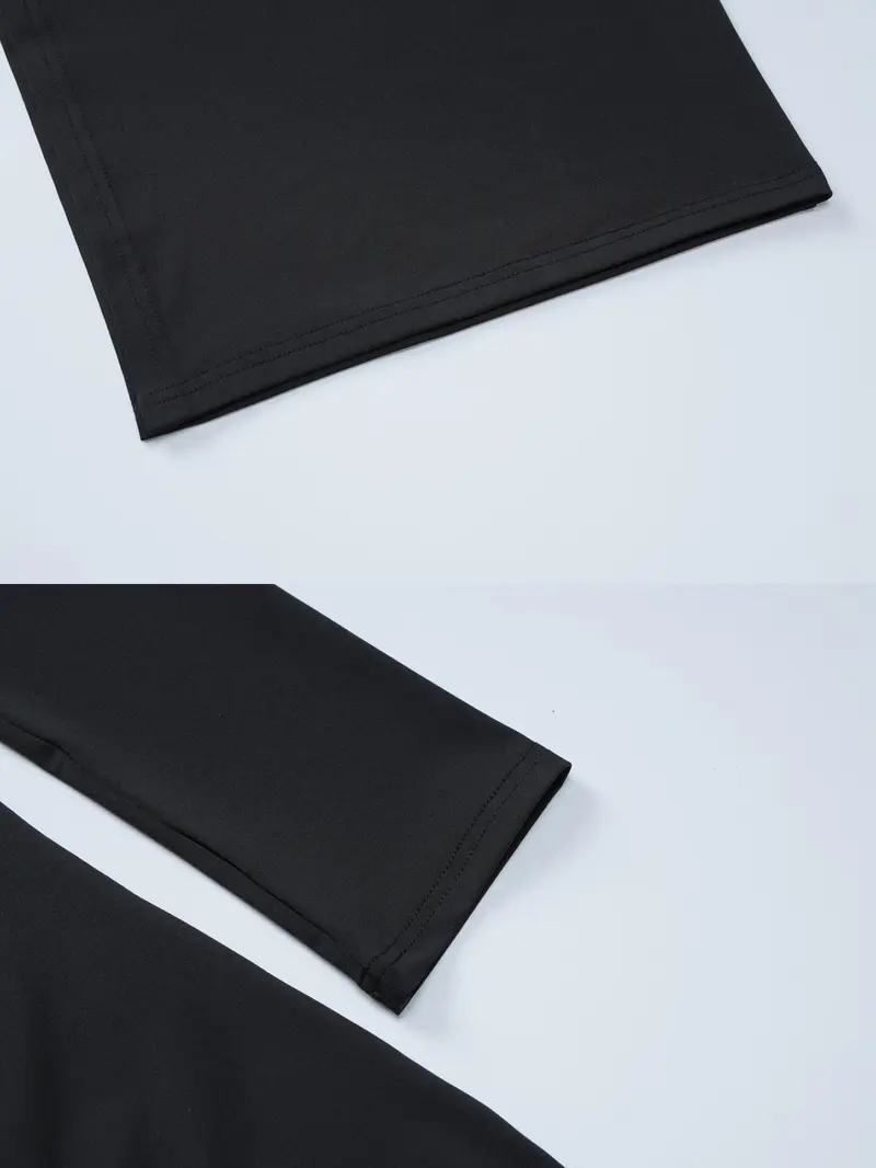 Women's Plain Asymmetrical Split Hem Slit Design Boat Neck Dress, Casual Long Sleeve Dress for Spring & Fall, Women's Clothing for Daily Wear Women's Plain Asymmetrical Split Hem Slit Design Boat Neck Dress, Casual Long Sleeve Dress for Spring & Fall, Women's Clothing for Daily Wear