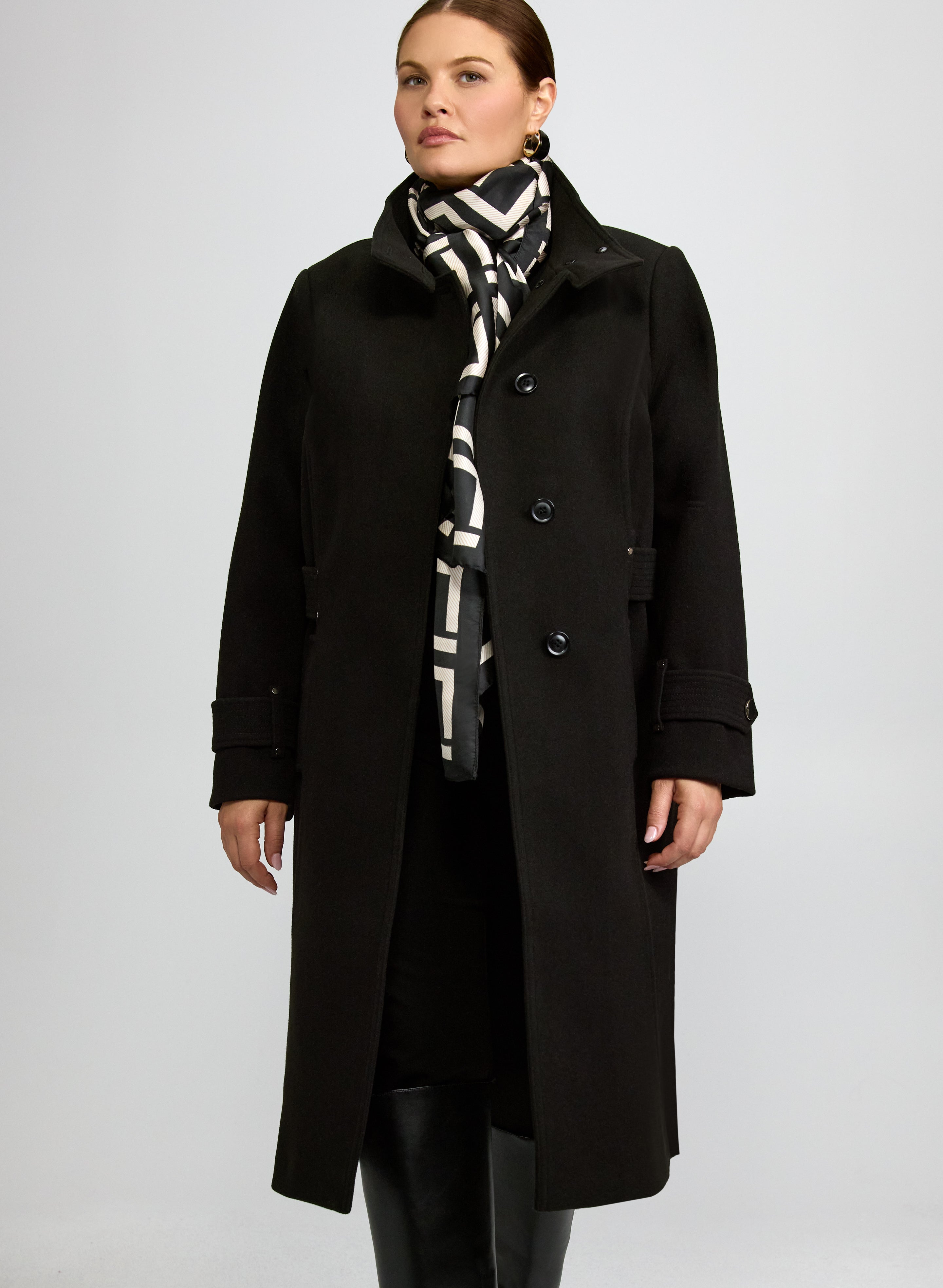 Long Button-Down Coat-Tactilefable