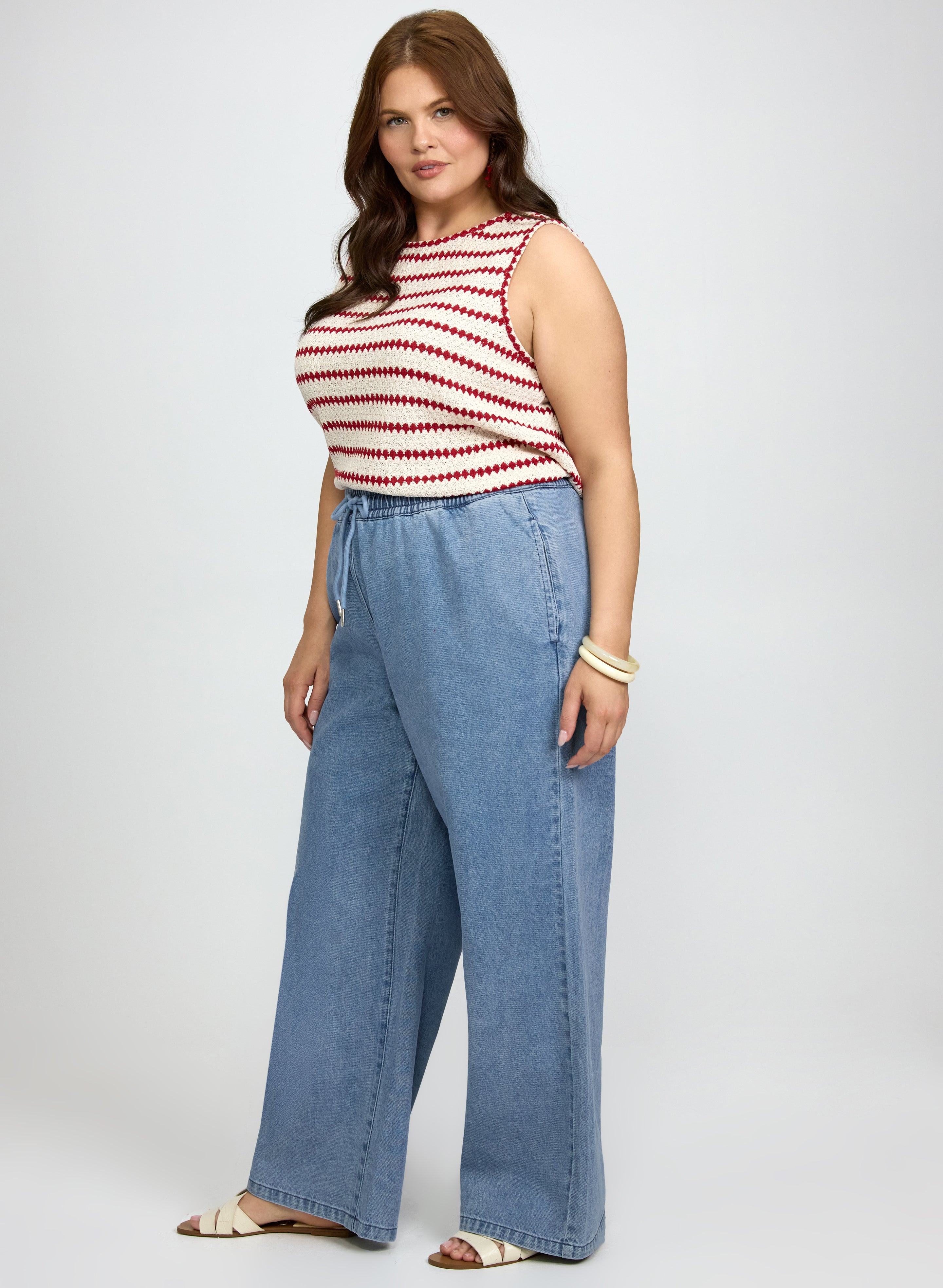 Wide-Leg Jeans-Tactilefable