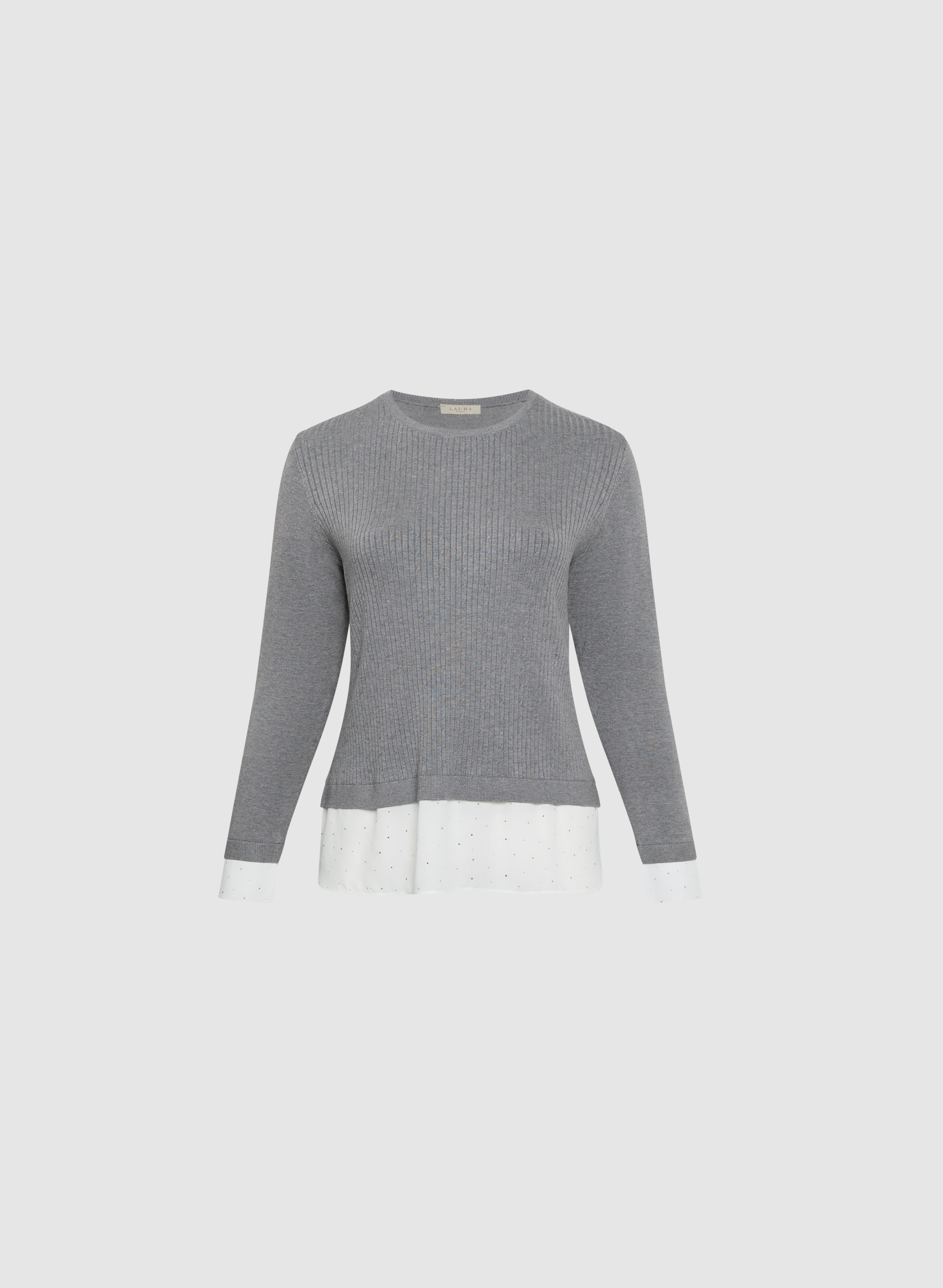 Layered Knit Sweater-Tactilefable
