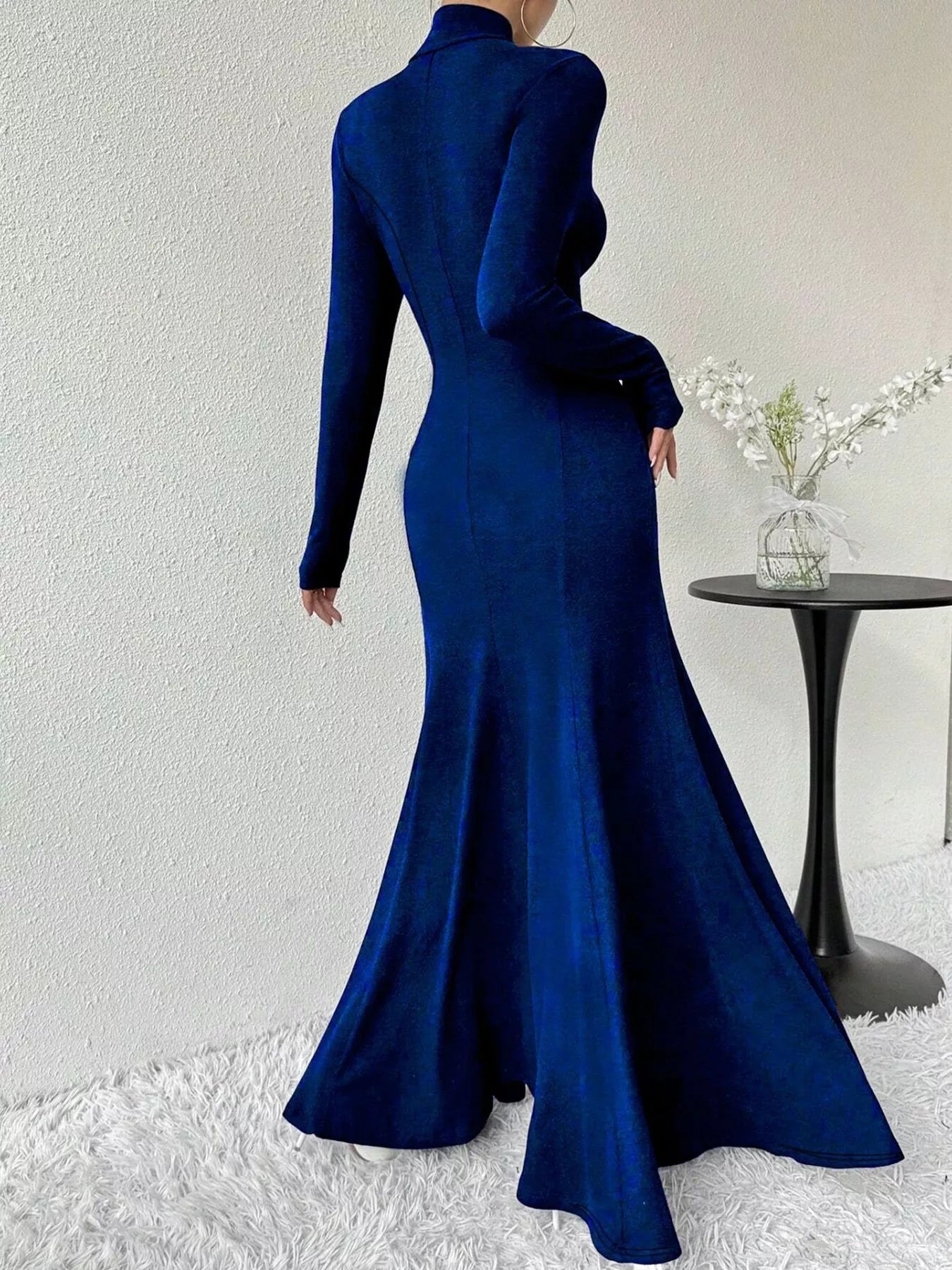 The Morticia Velvet Mermaid Gown | 5 Colors | Poundton-Tactilefable