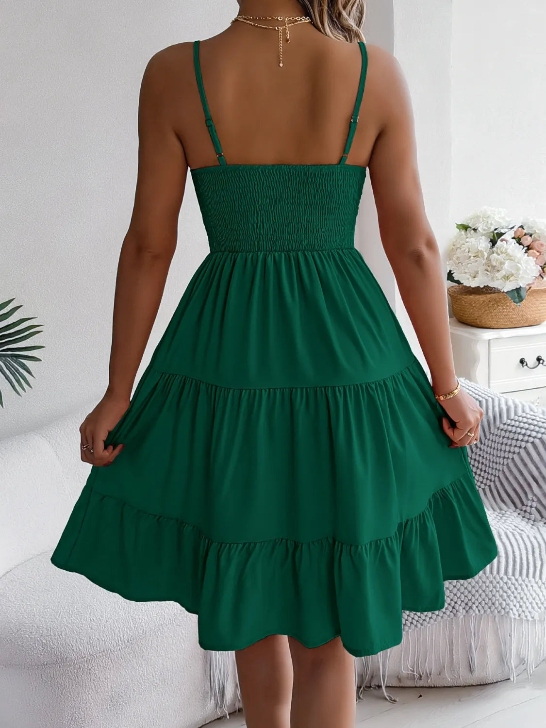 Paloma Tiered Cami Dress | 4 Colors | Poundton-Tactilefable