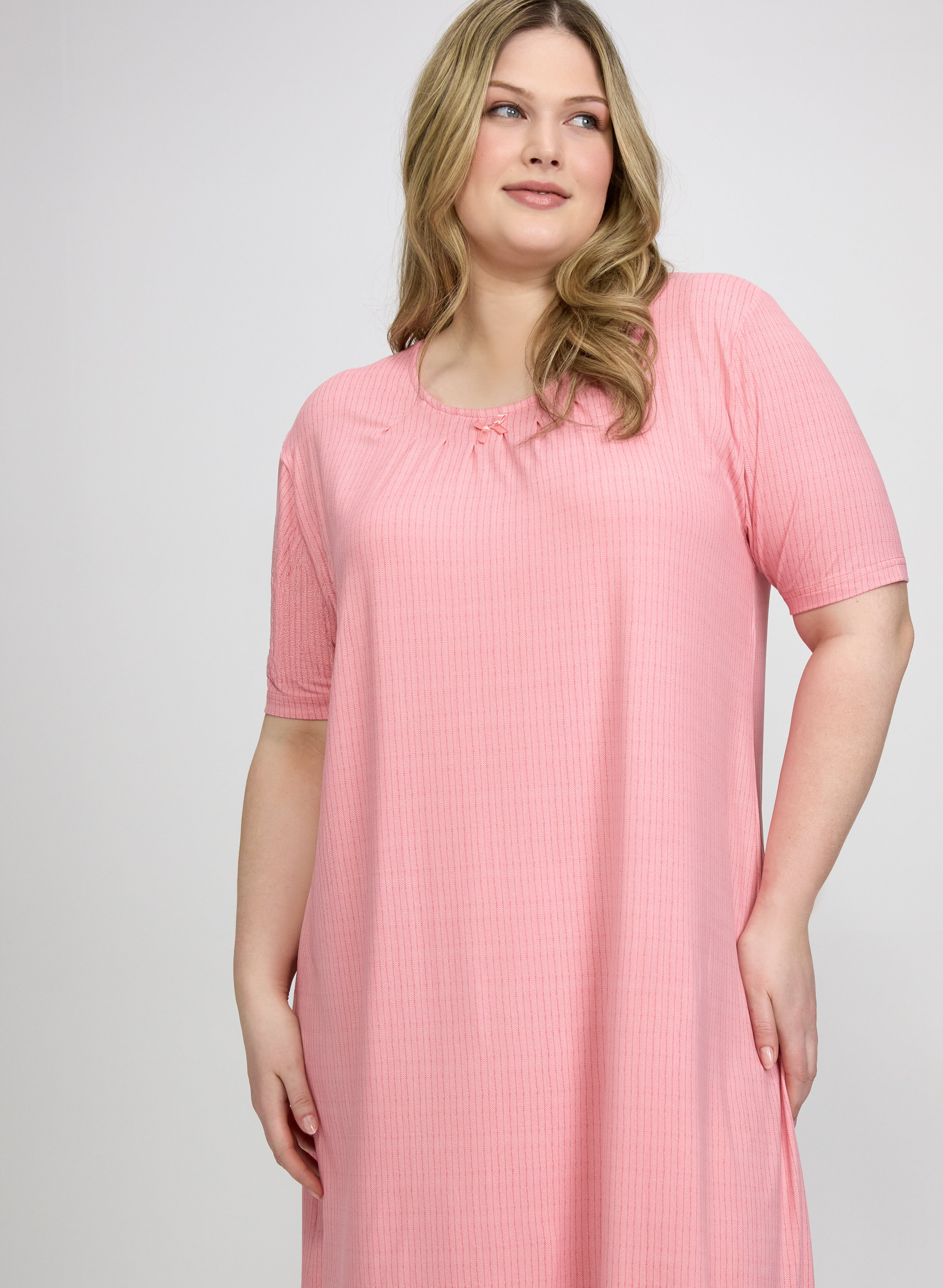 Stripe Jersey Nightgown-Tactilefable