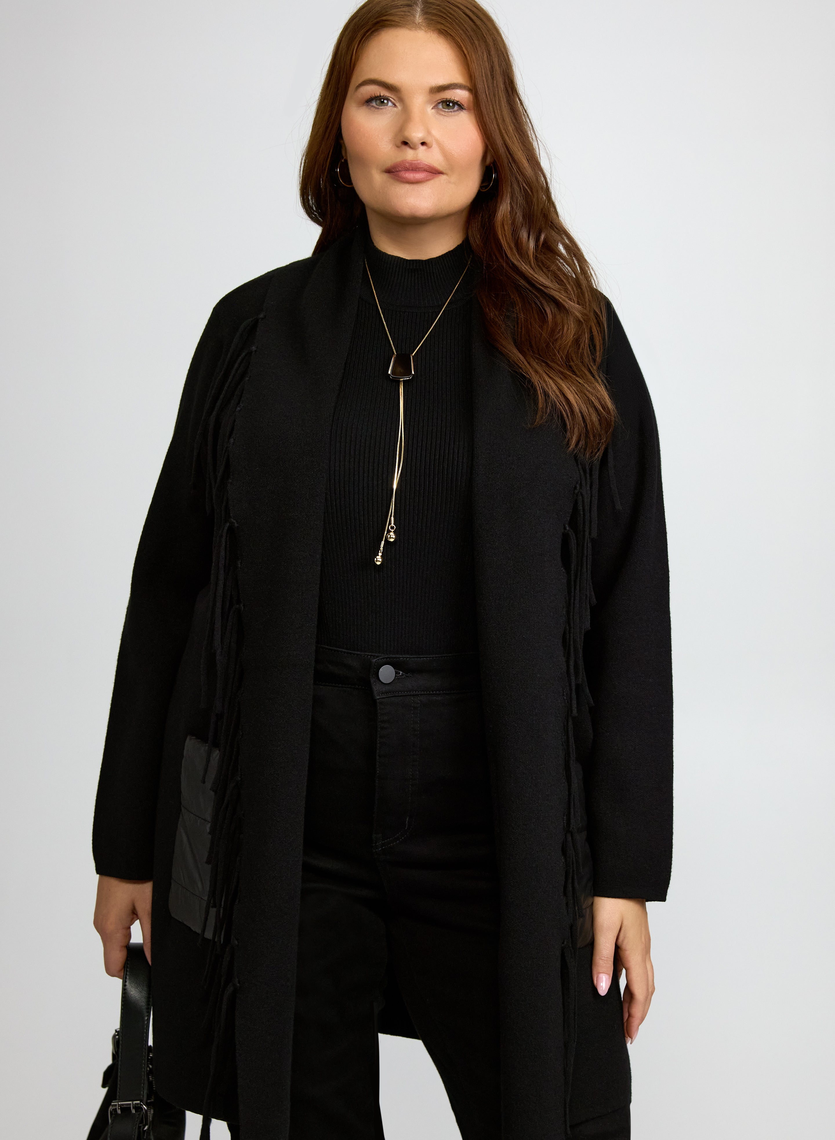 Fringe Detail Cardigan-Tactilefable