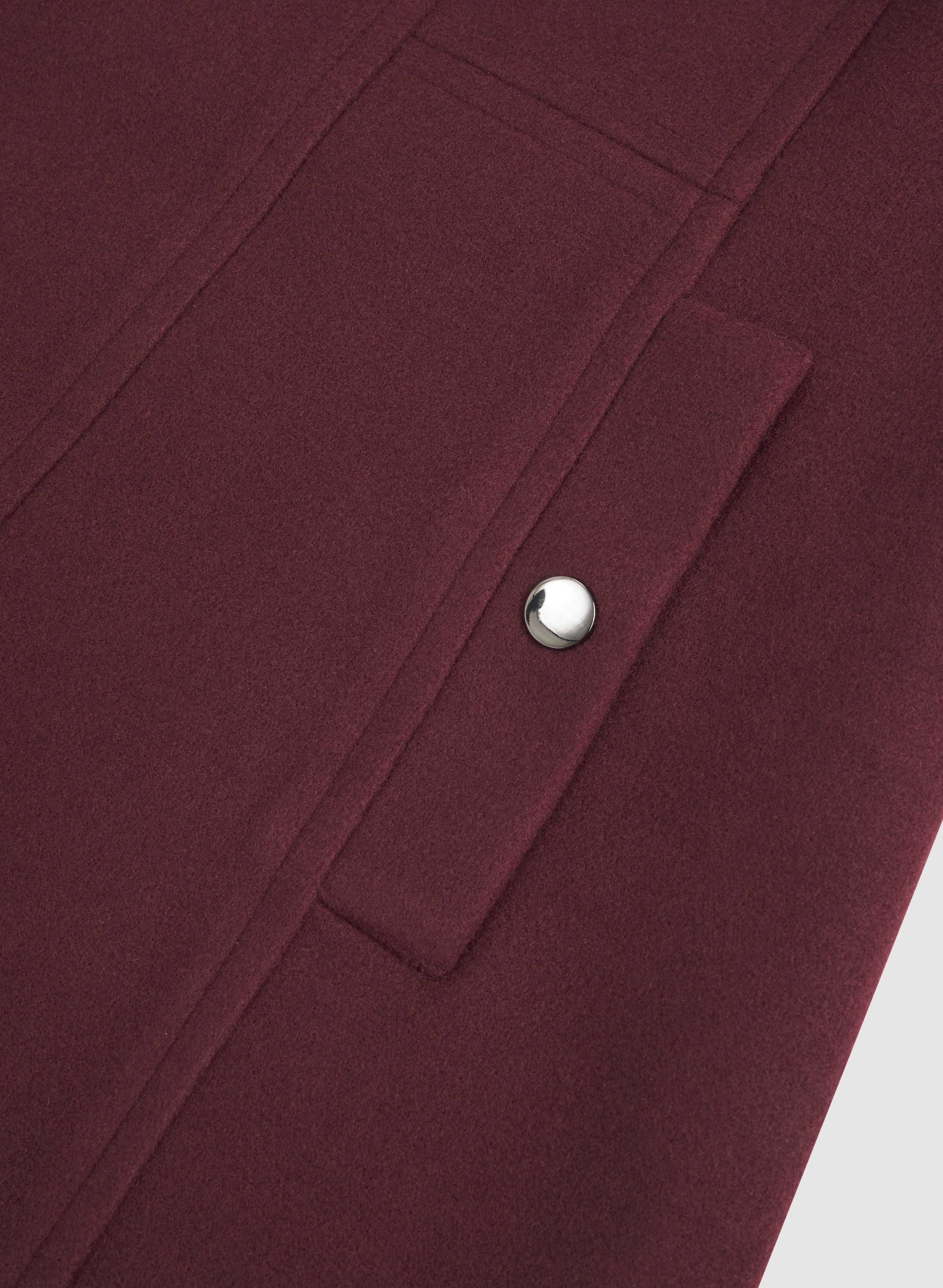 Stretch Faux-Wool Coat-Tactilefable
