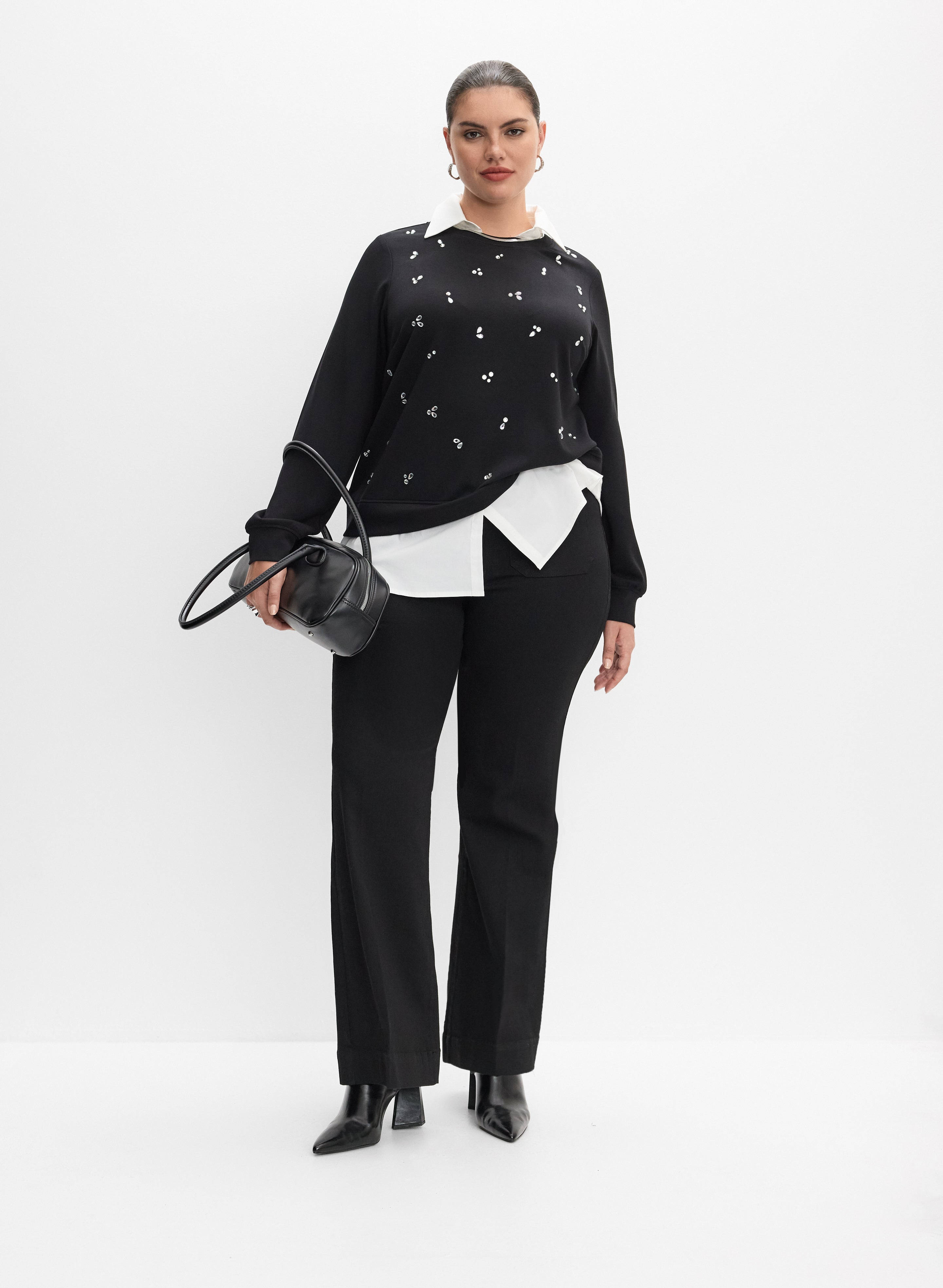 Melanie Lyne - Layered Knit Top-Tactilefable