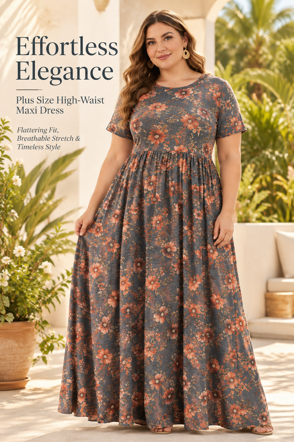 Maya Floral Maxi Dress-Tactilefable