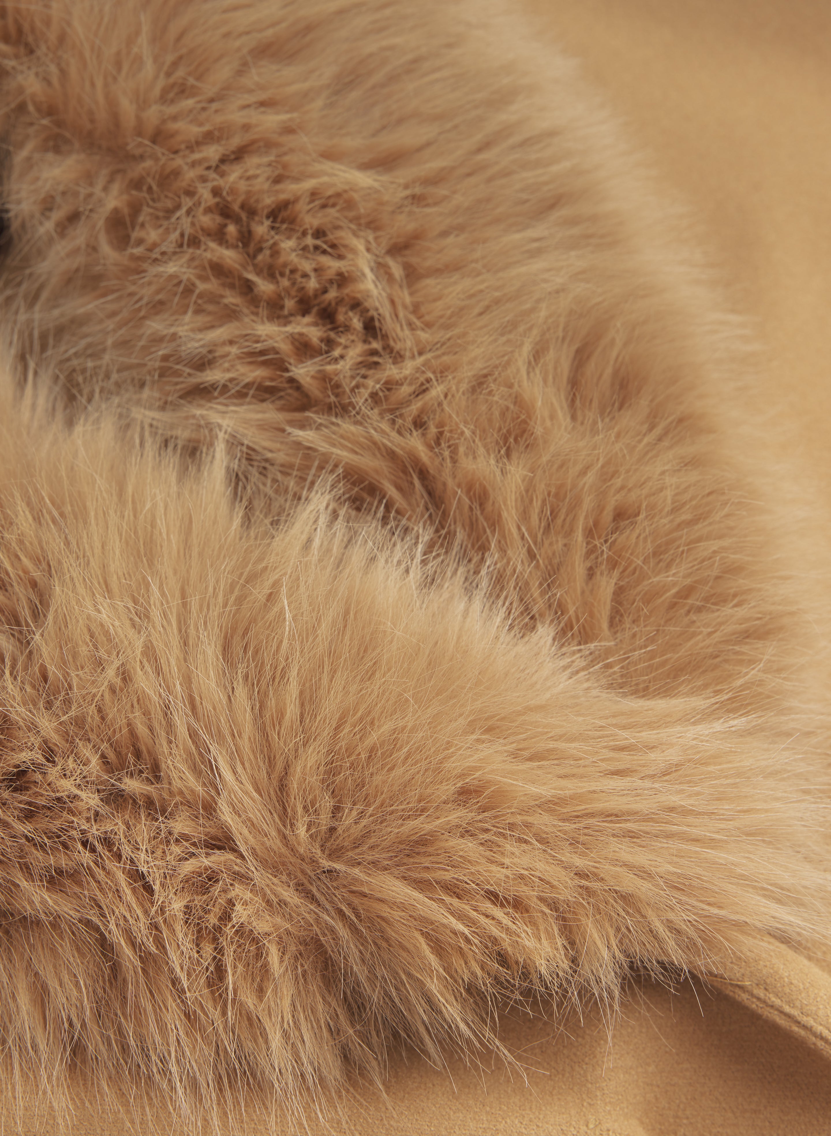 Faux-Fur Poncho-Tactilefable