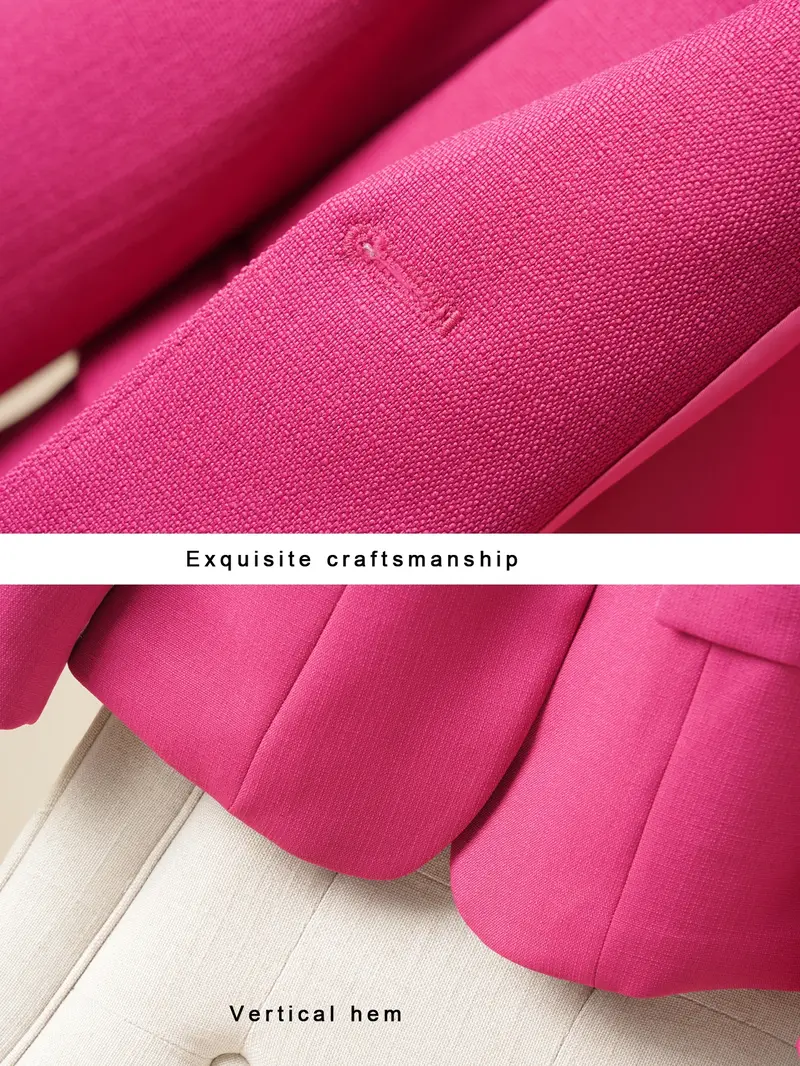 Women's Fashion Collared Blazer Jacket Long Sleeve Fitted, Professional Office Wear, Business Work Clothes, Business Formal Wear, Formal Business Attire, Stylish Ladies Suit Coat, Elegant Workwear Outerwear for Women