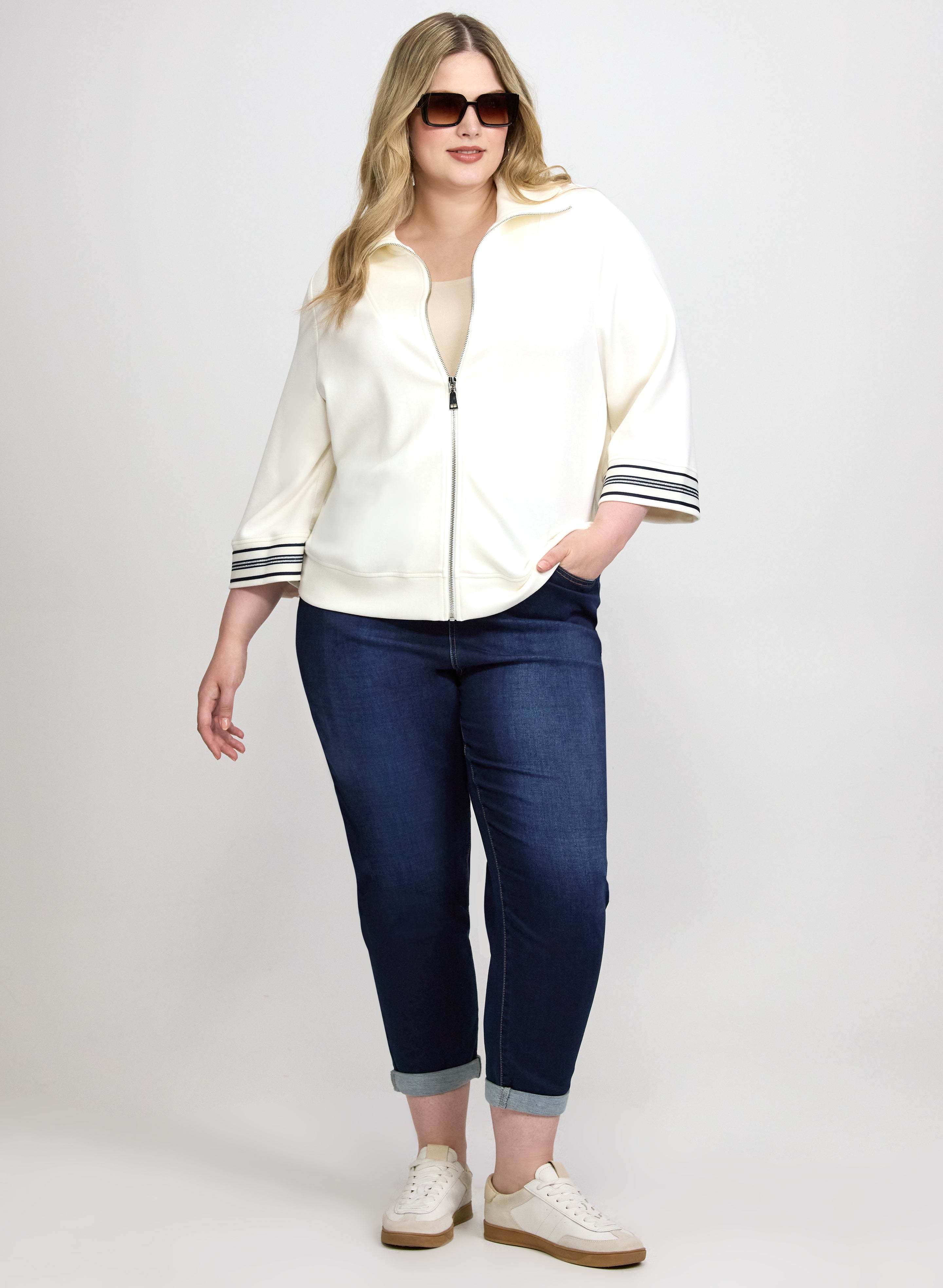Comfort Stretch Straight-Leg Jogger Denim-Tactilefable