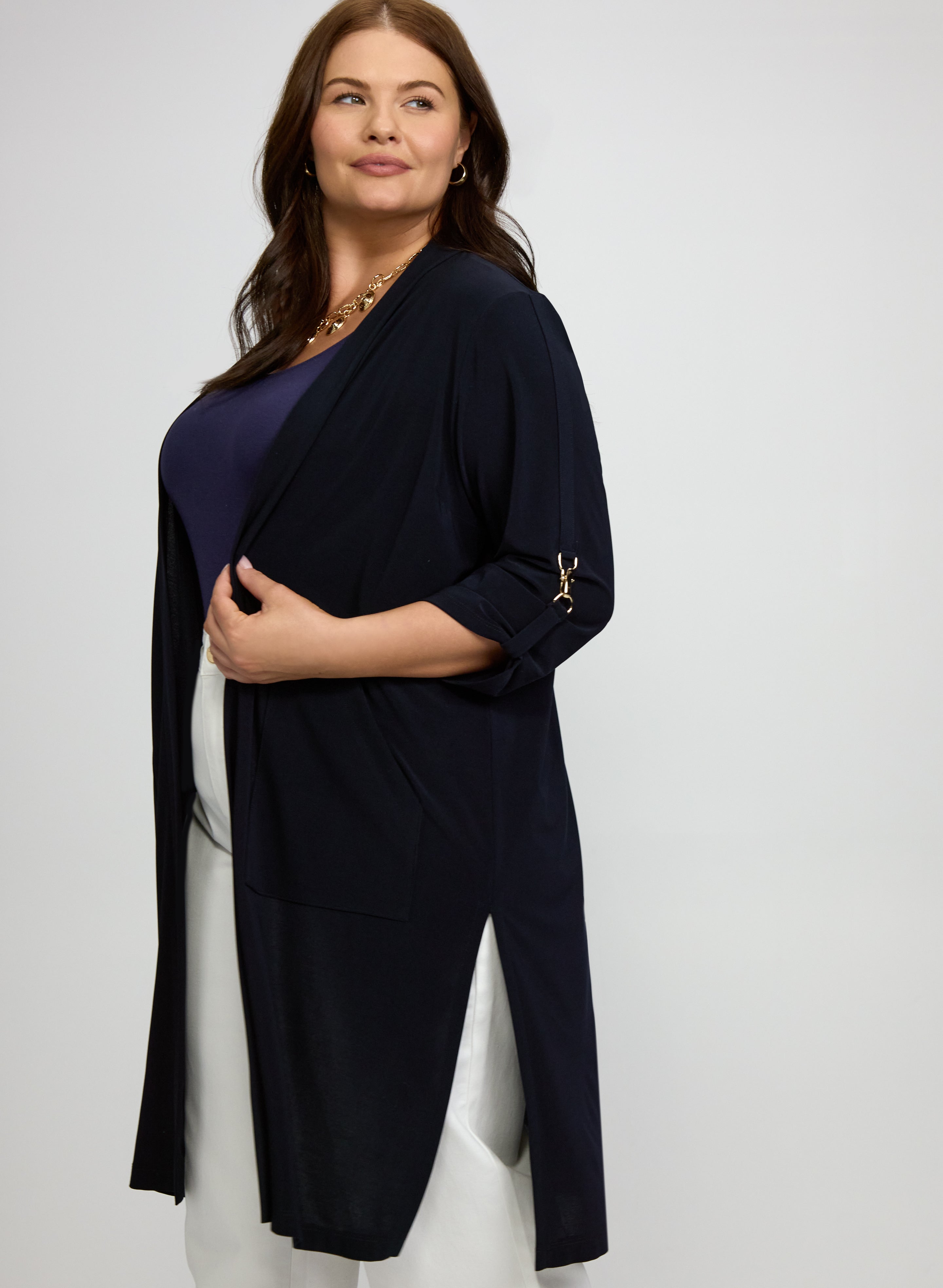 Hardware Detail Cardigan-Tactilefable