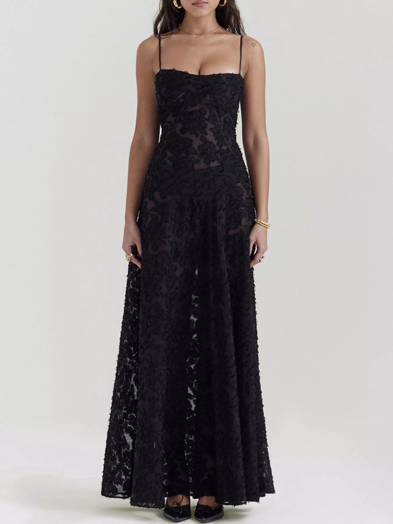 Nocturne Lace Gown | Black or White-Tactilefable