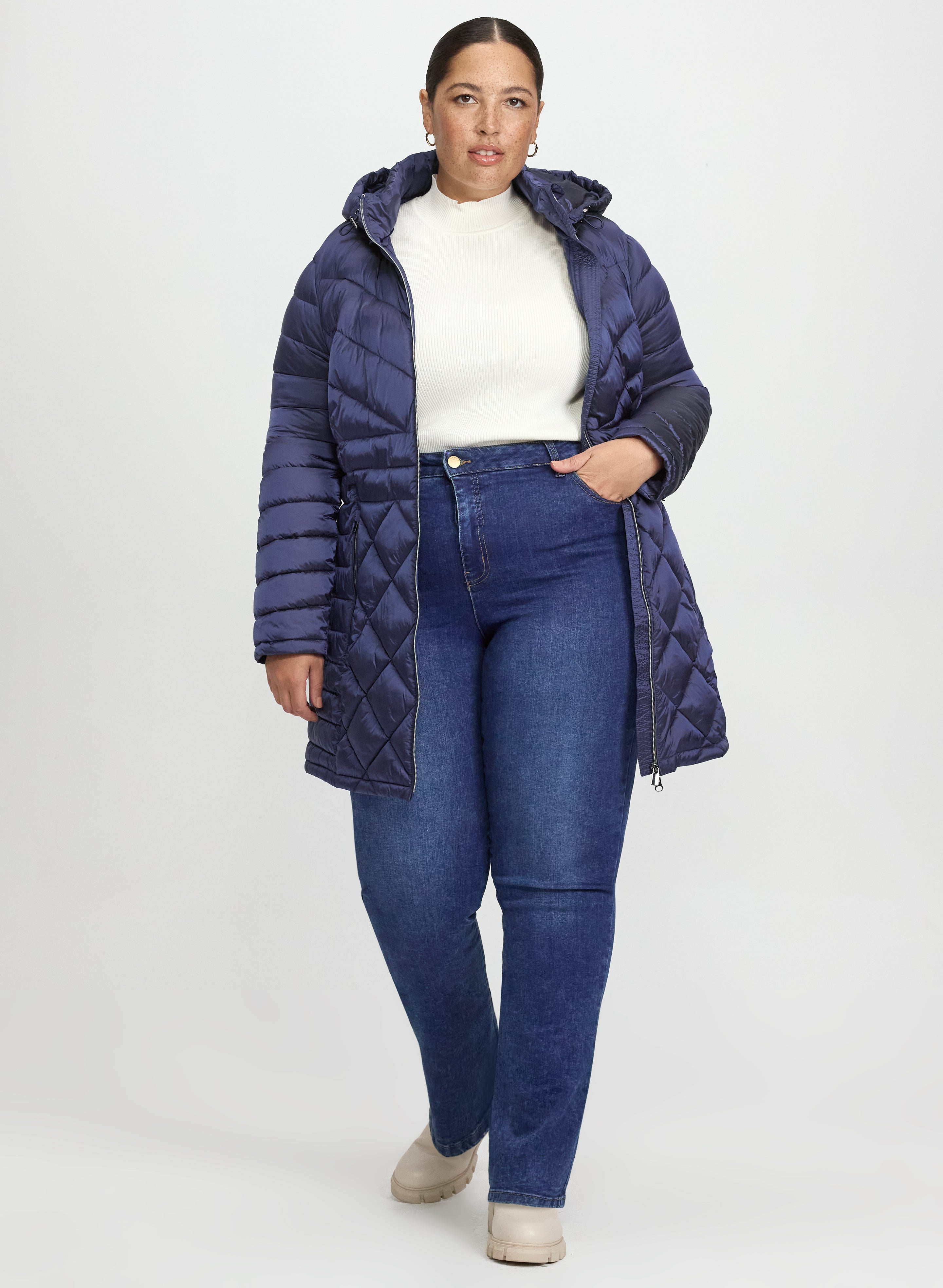 Packable Quilted Coat-Tactilefable