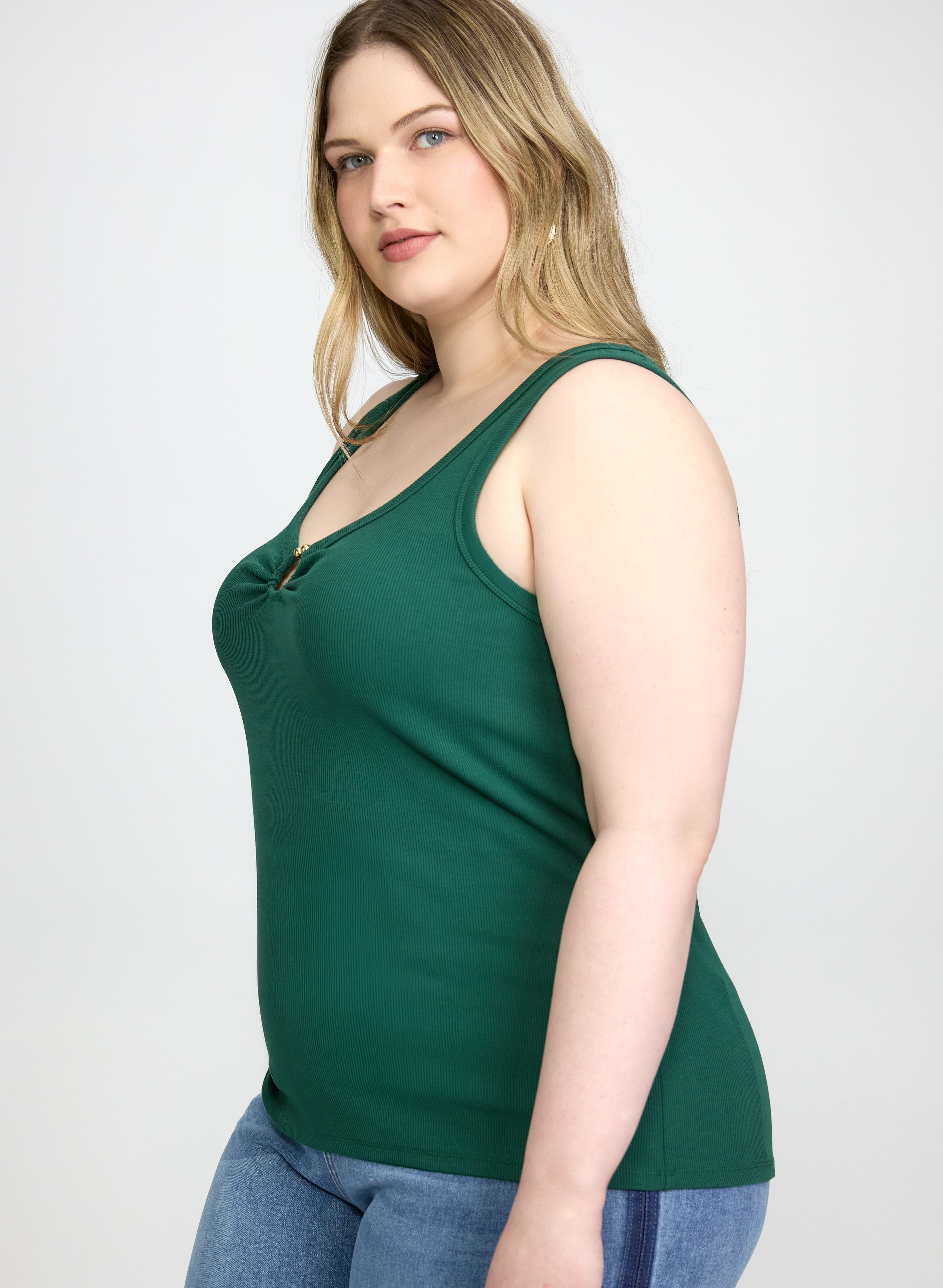Rib Knit Cotton Cami-Tactilefable