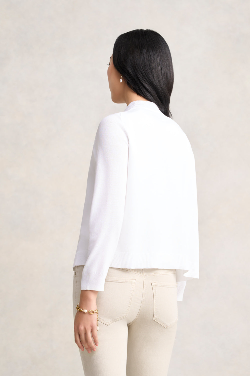 Essential Cardigan - White-Tactilefable