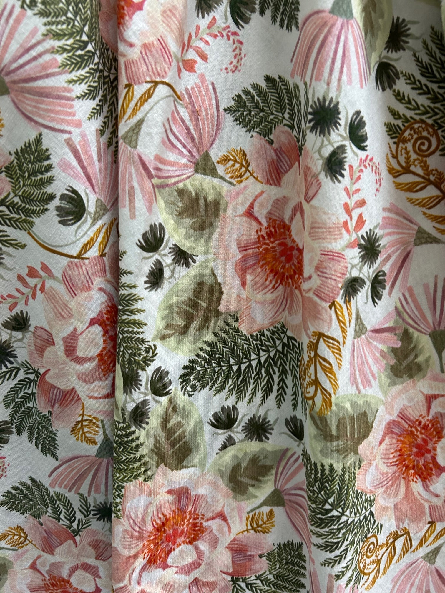 Pink Floral Greta Dress | Retrolicious-Tactilefable