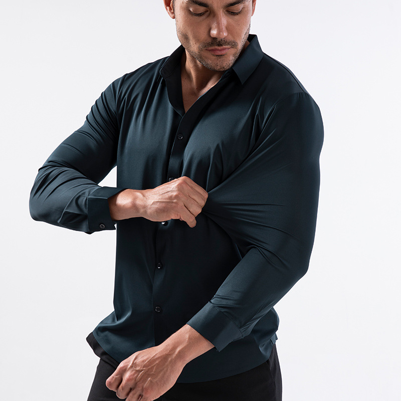 Stretch Business Shirt-Tactilefable