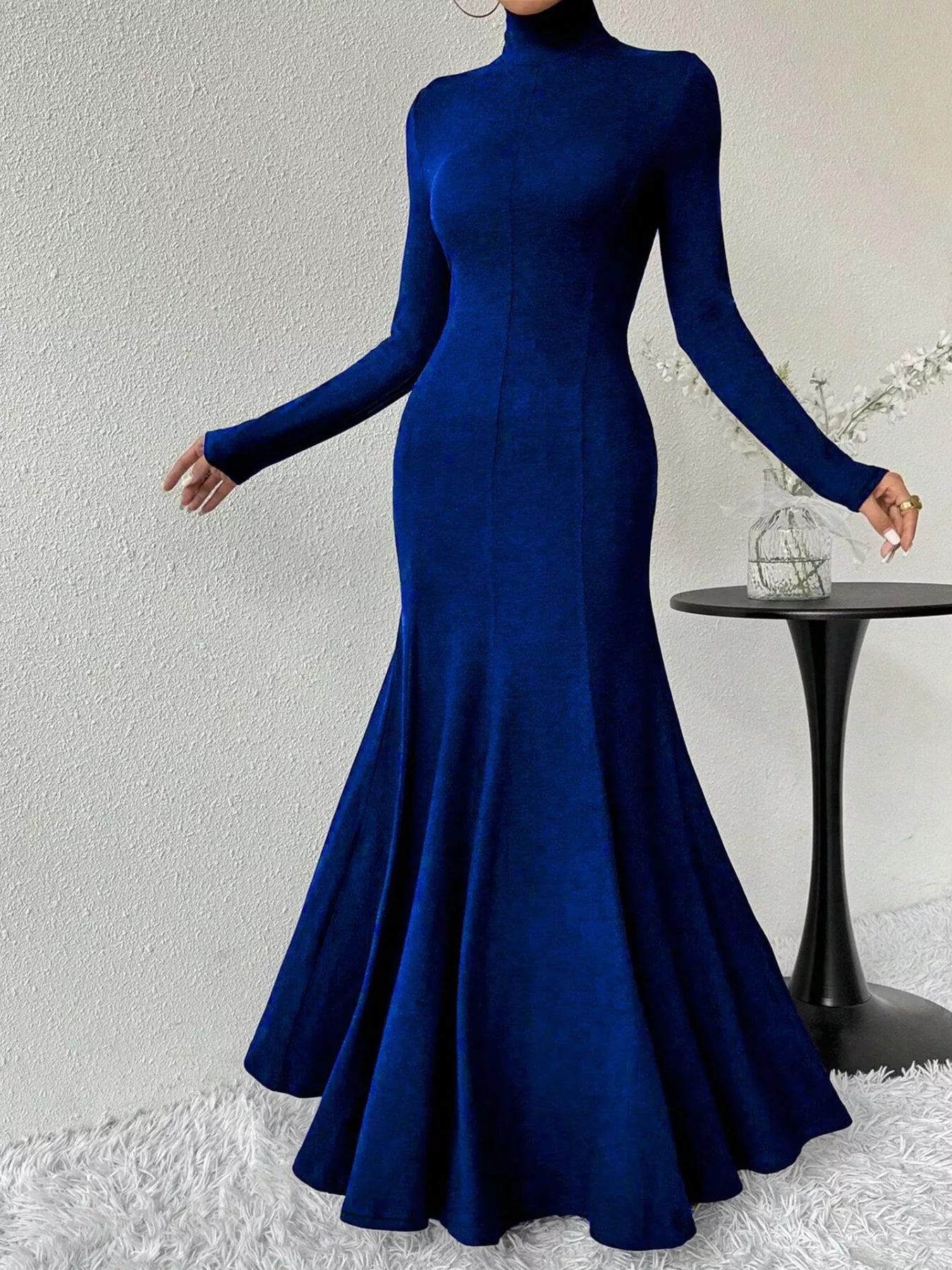 The Morticia Velvet Mermaid Gown | 5 Colors | Poundton-Tactilefable