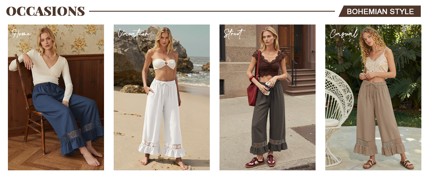 linen pants women palazzo pants for women white linen pants women summer pants womens beach pants