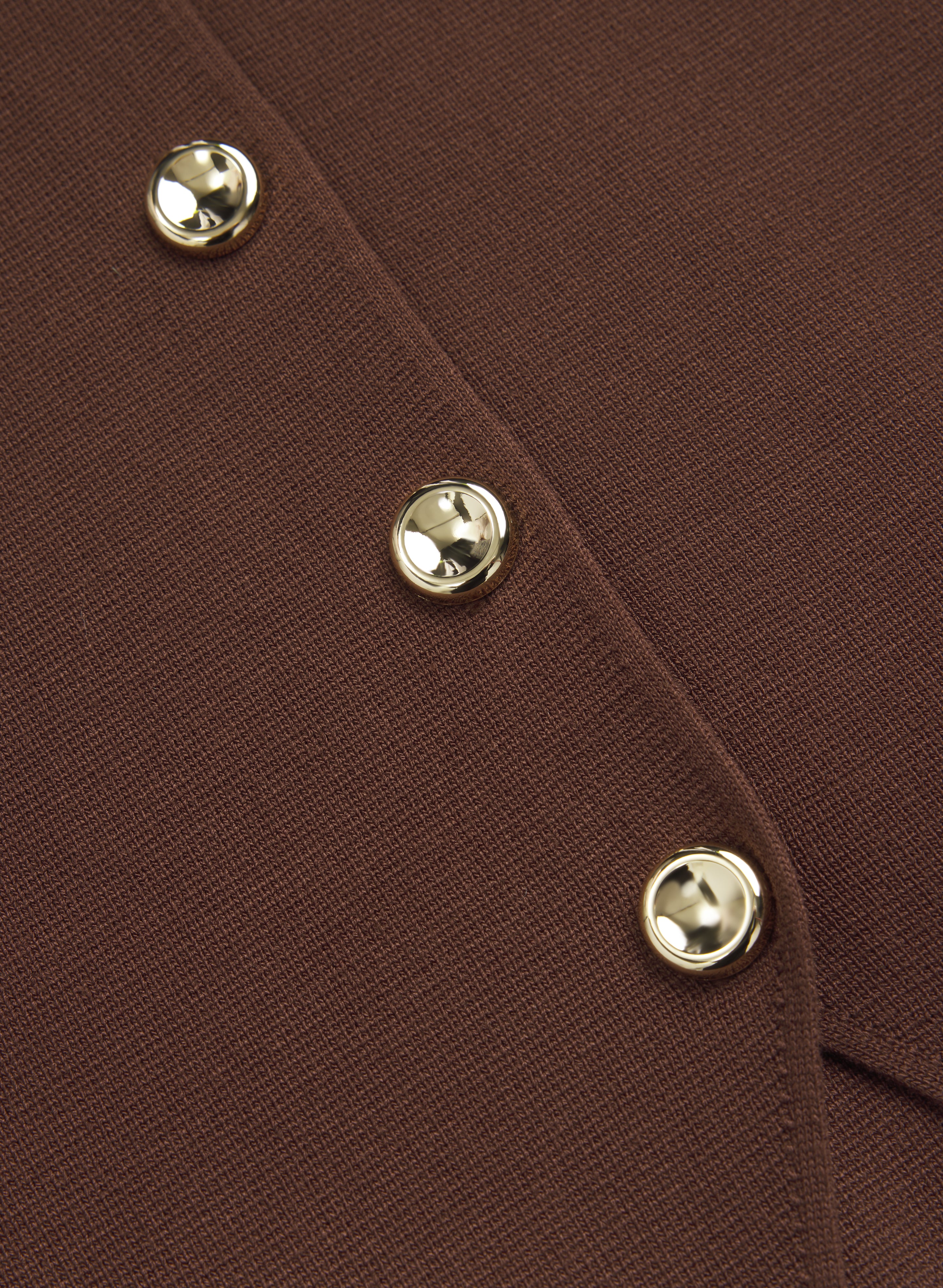 Knit Button-Down Vest-Tactilefable