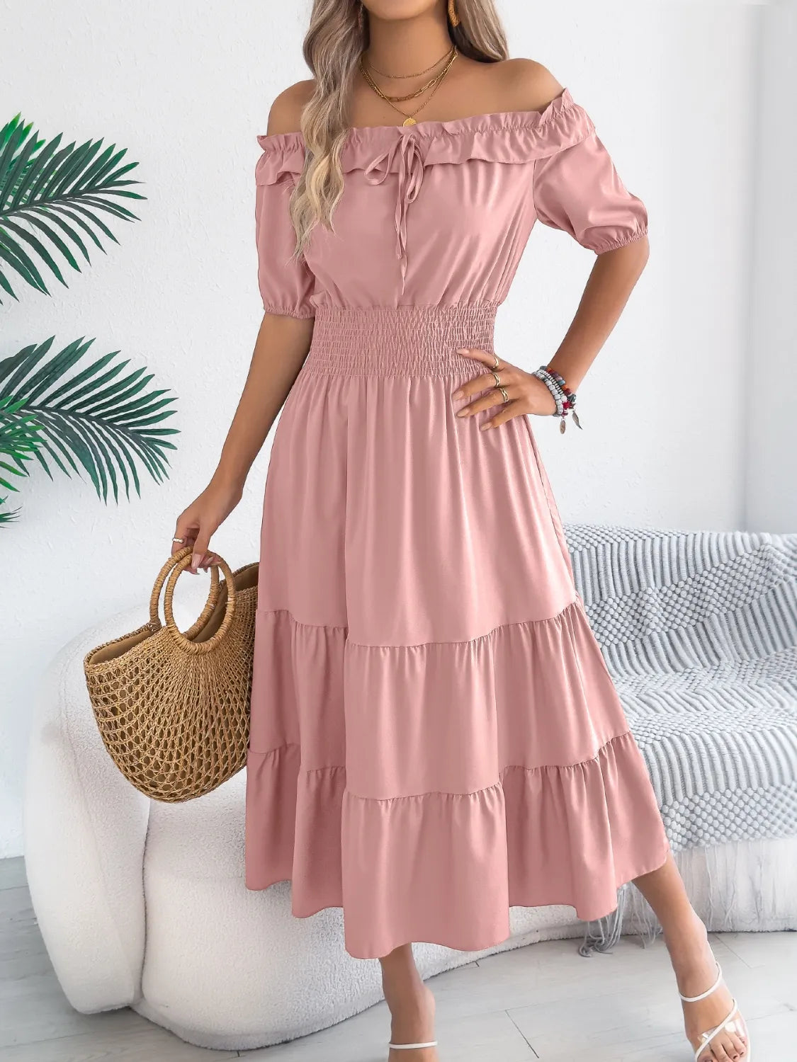 Twirl Me Away Tiered Dress | 3 Colors | Poundton-Tactilefable