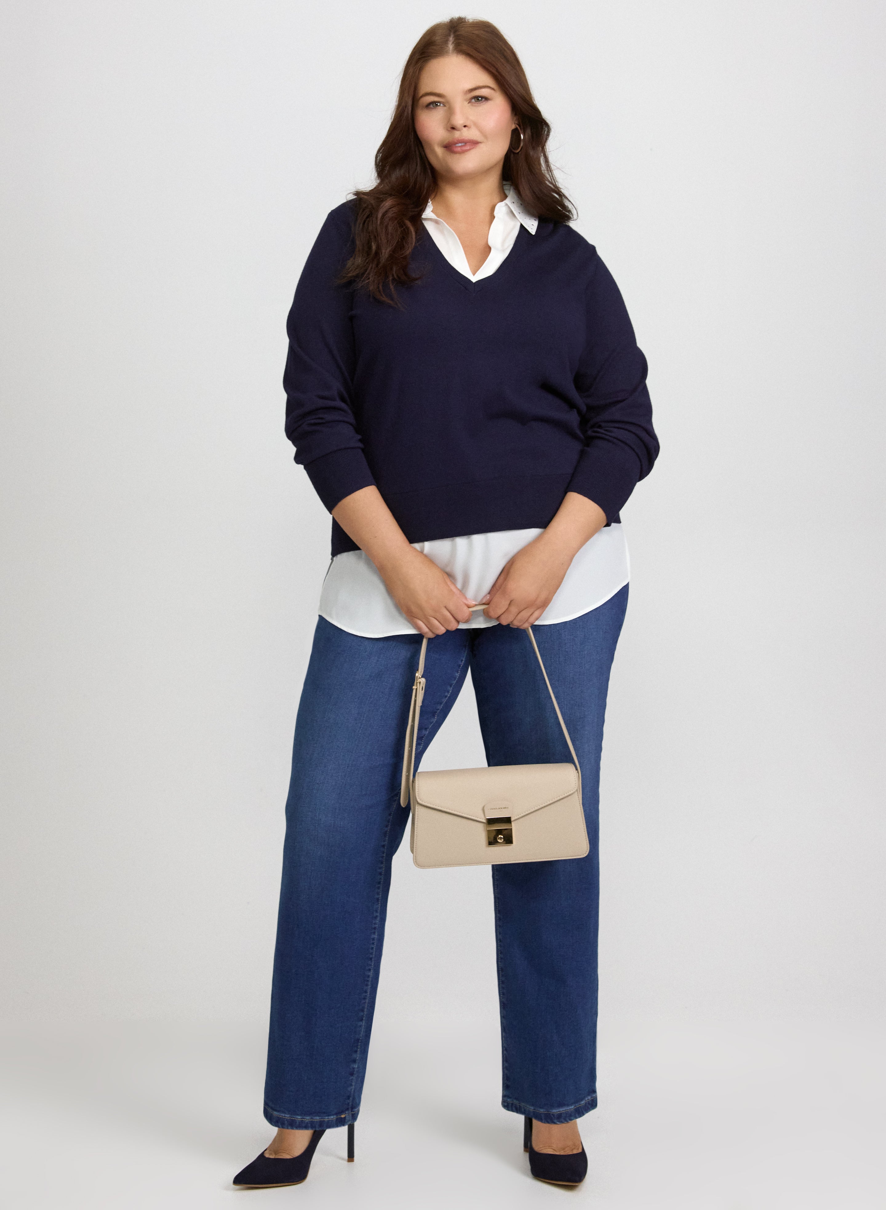 Illusion Layered Blouse-Tactilefable