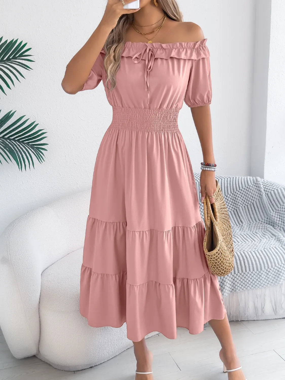Twirl Me Away Tiered Dress | 3 Colors | Poundton-Tactilefable