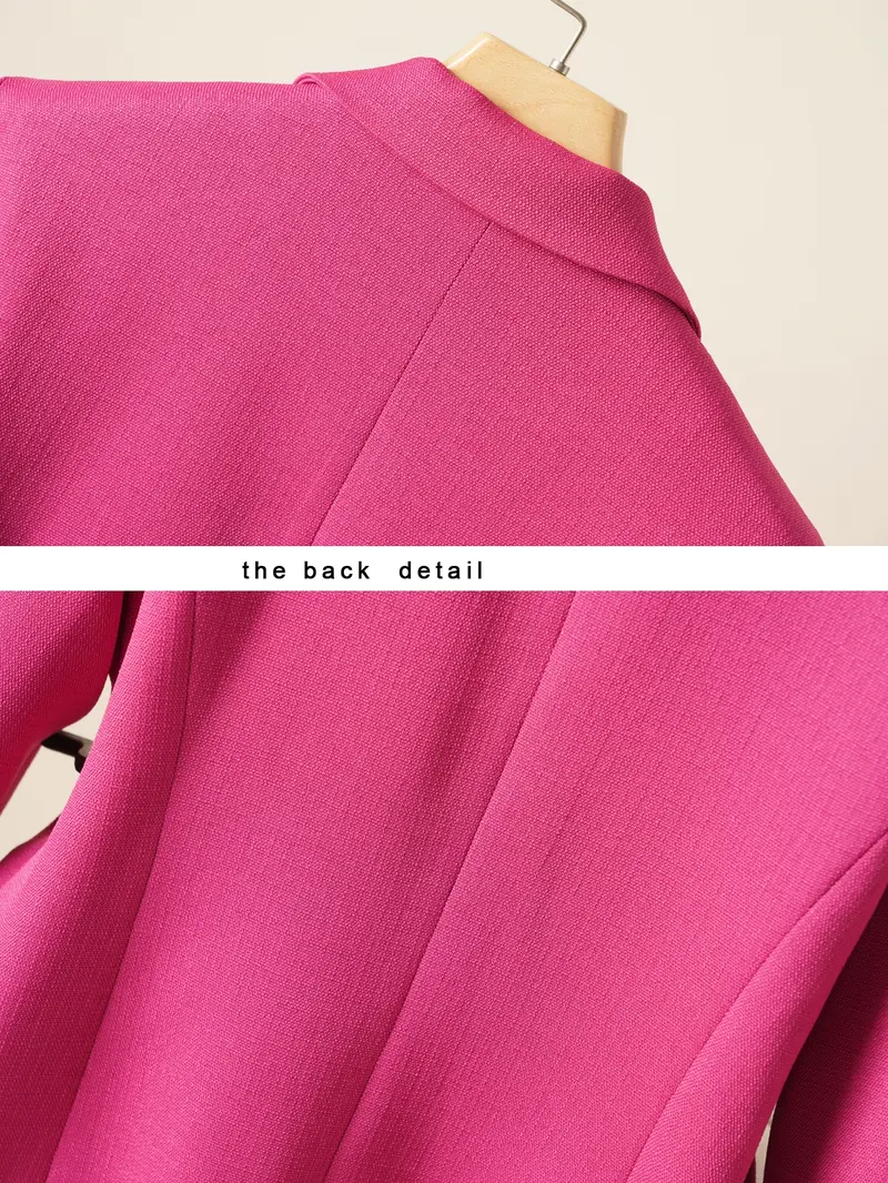 Women's Fashion Collared Blazer Jacket Long Sleeve Fitted, Professional Office Wear, Business Work Clothes, Business Formal Wear, Formal Business Attire, Stylish Ladies Suit Coat, Elegant Workwear Outerwear for Women