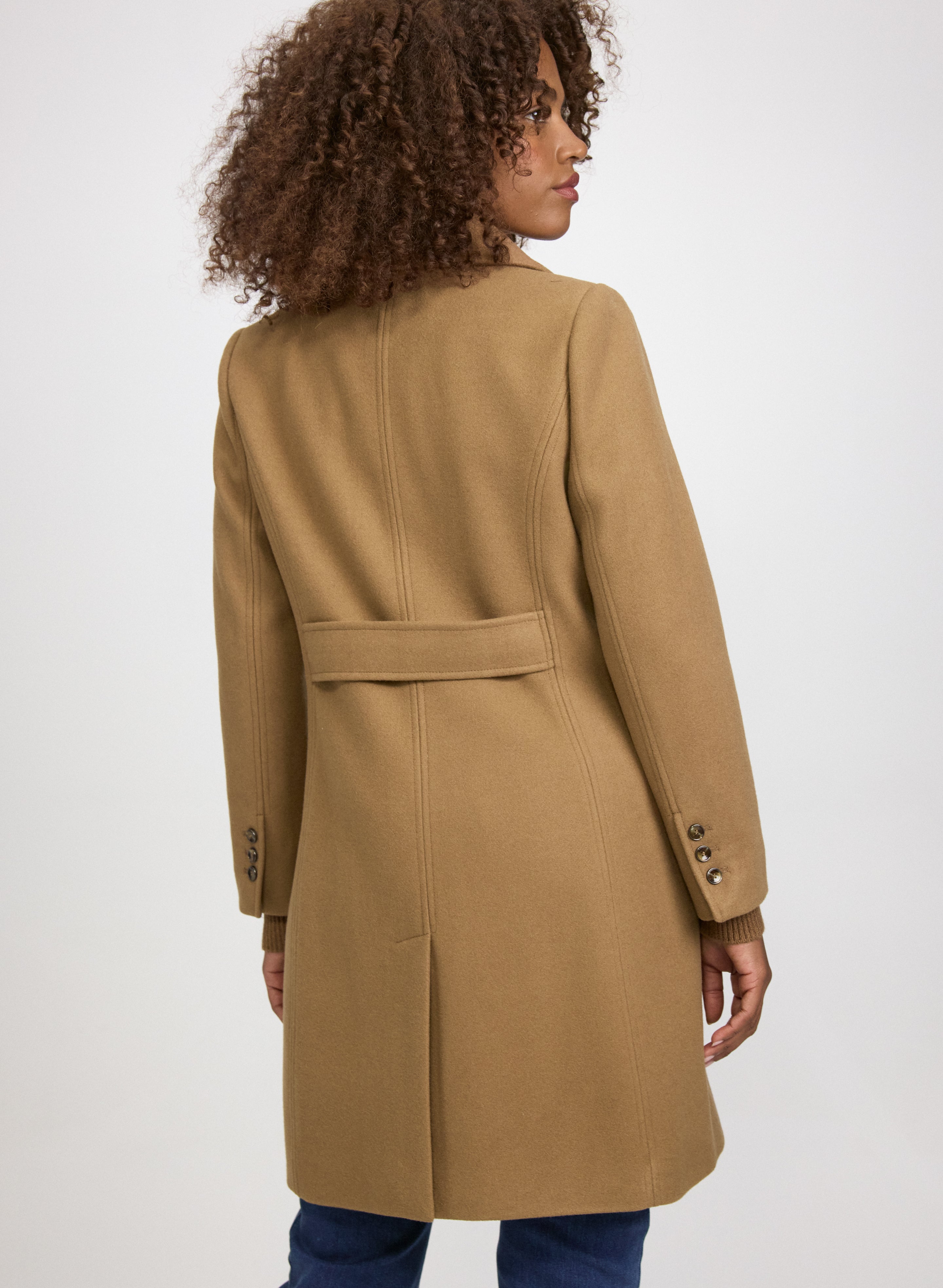 Wool-Blend Coat-Tactilefable