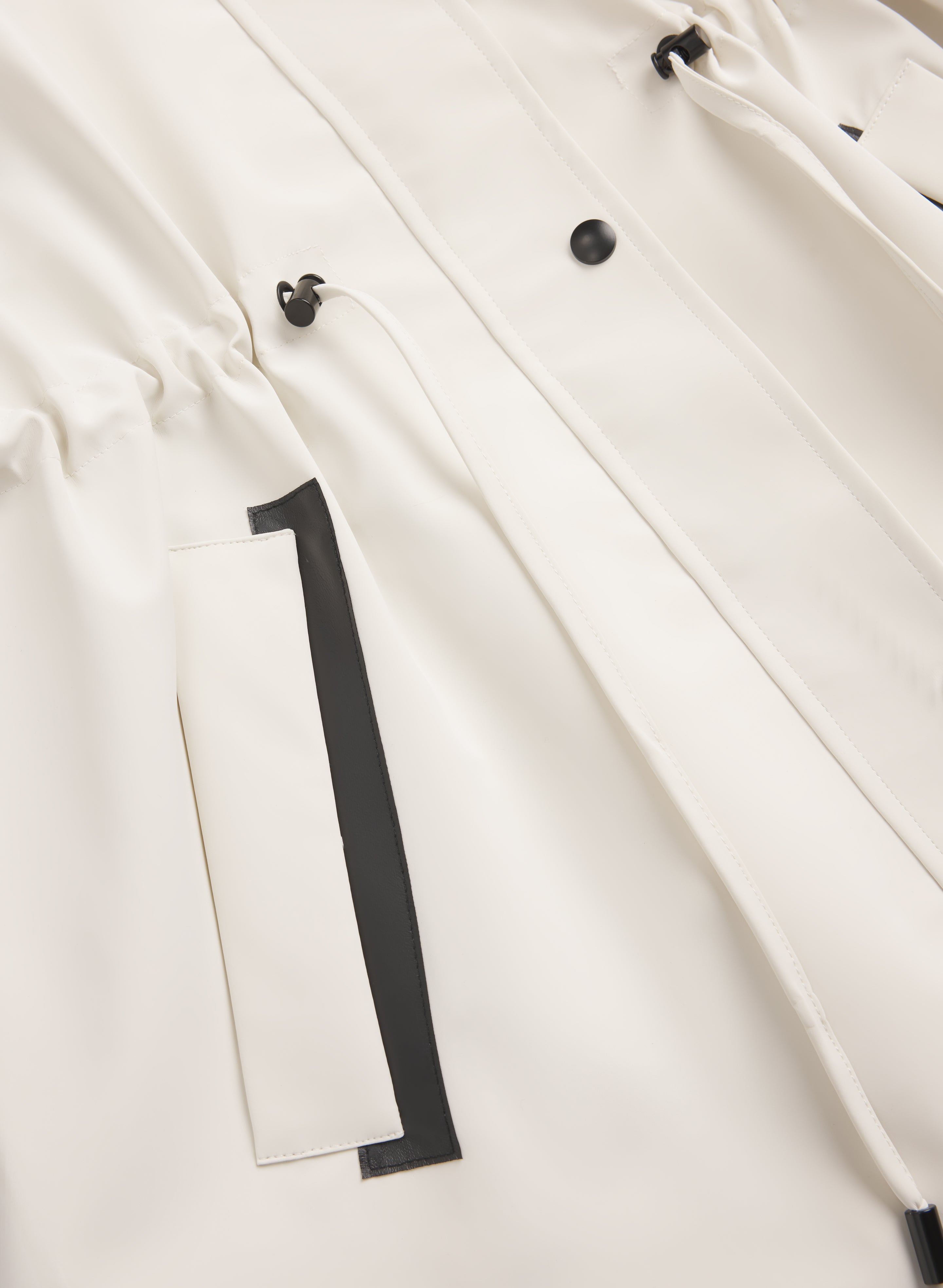 Zip Rain Coat-Tactilefable