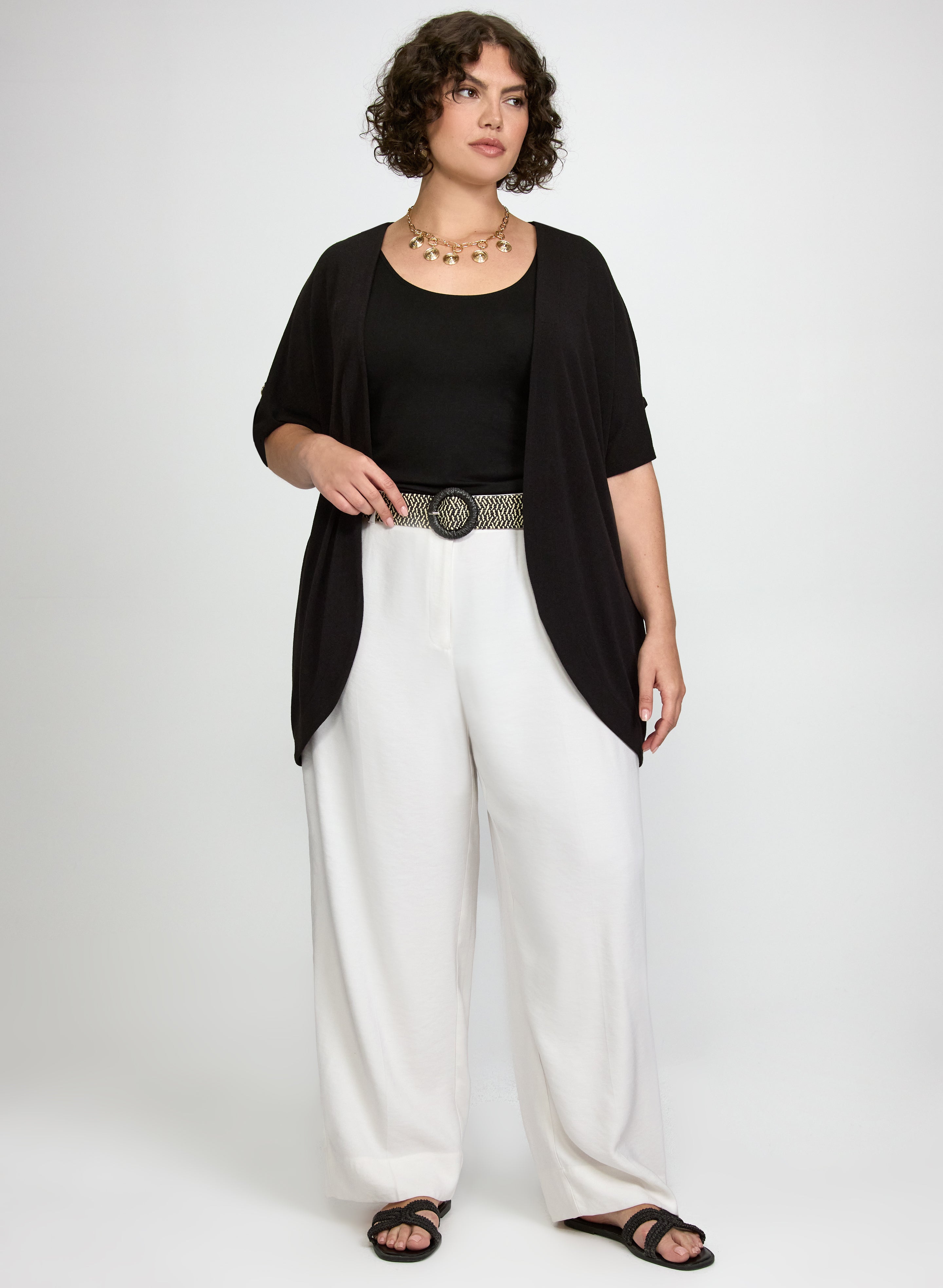 Open-Front Cardigan-Tactilefable