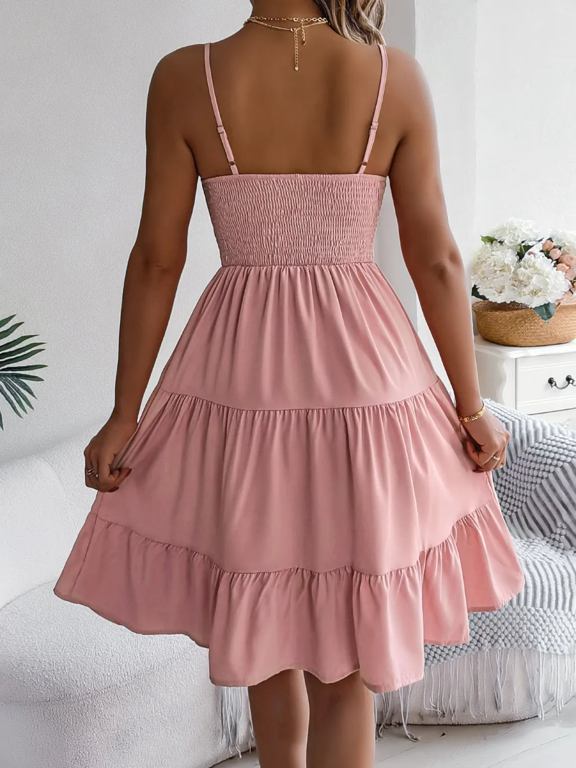 Paloma Tiered Cami Dress | 4 Colors | Poundton-Tactilefable