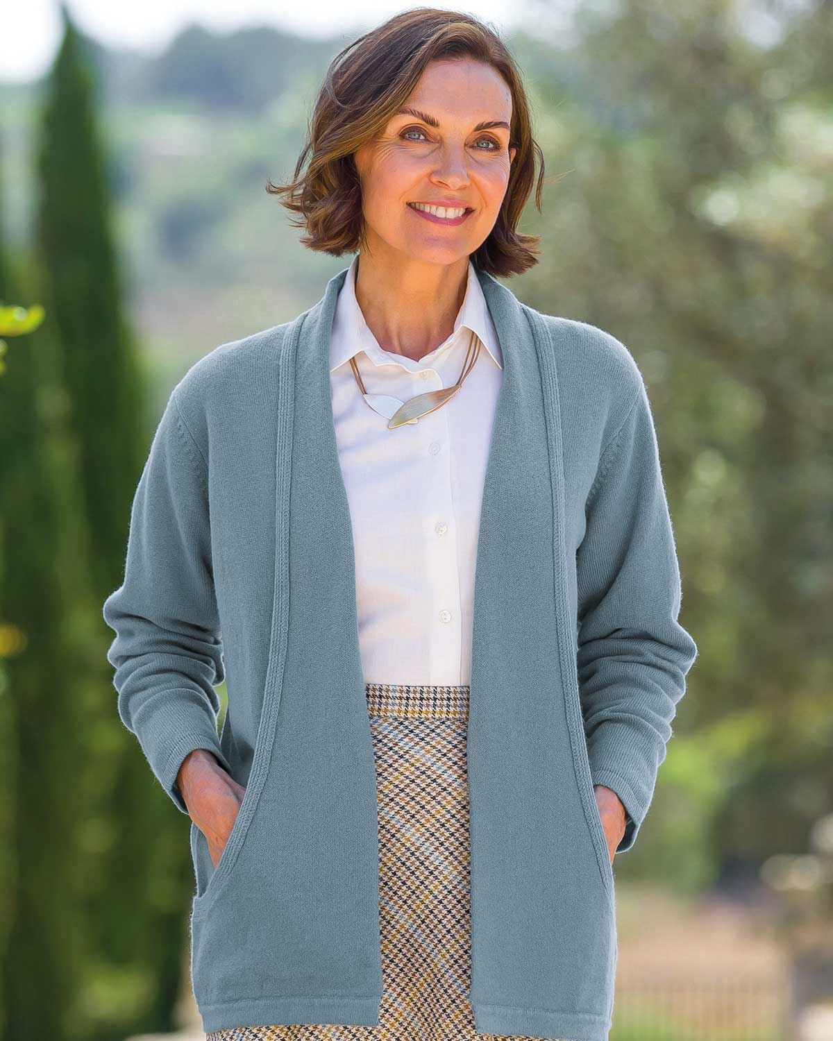 Sienna Pure Lambswool Edge to Edge Cardigan – Storm-Tactilefable
