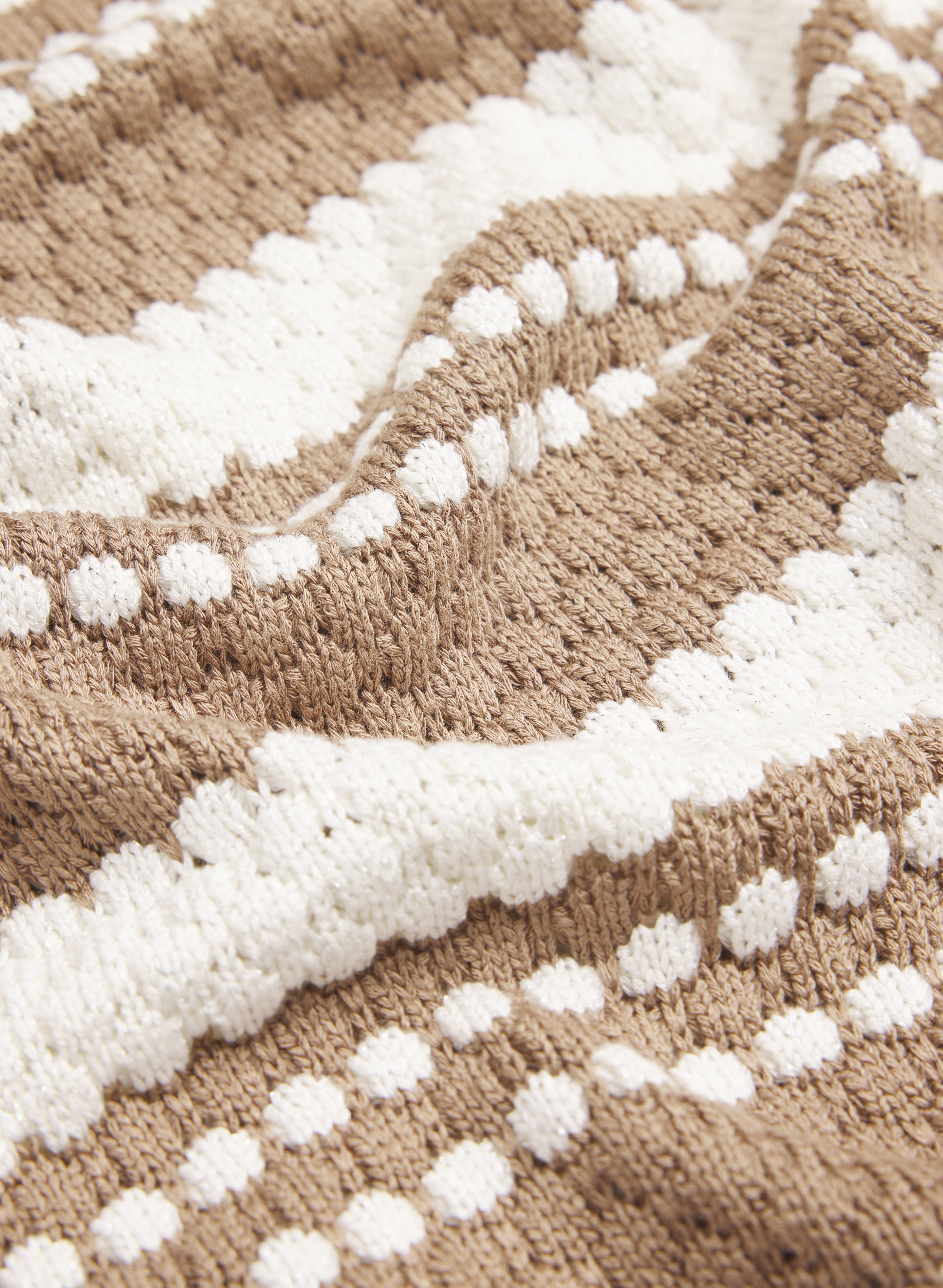 Pointelle Stripe Knit-Tactilefable