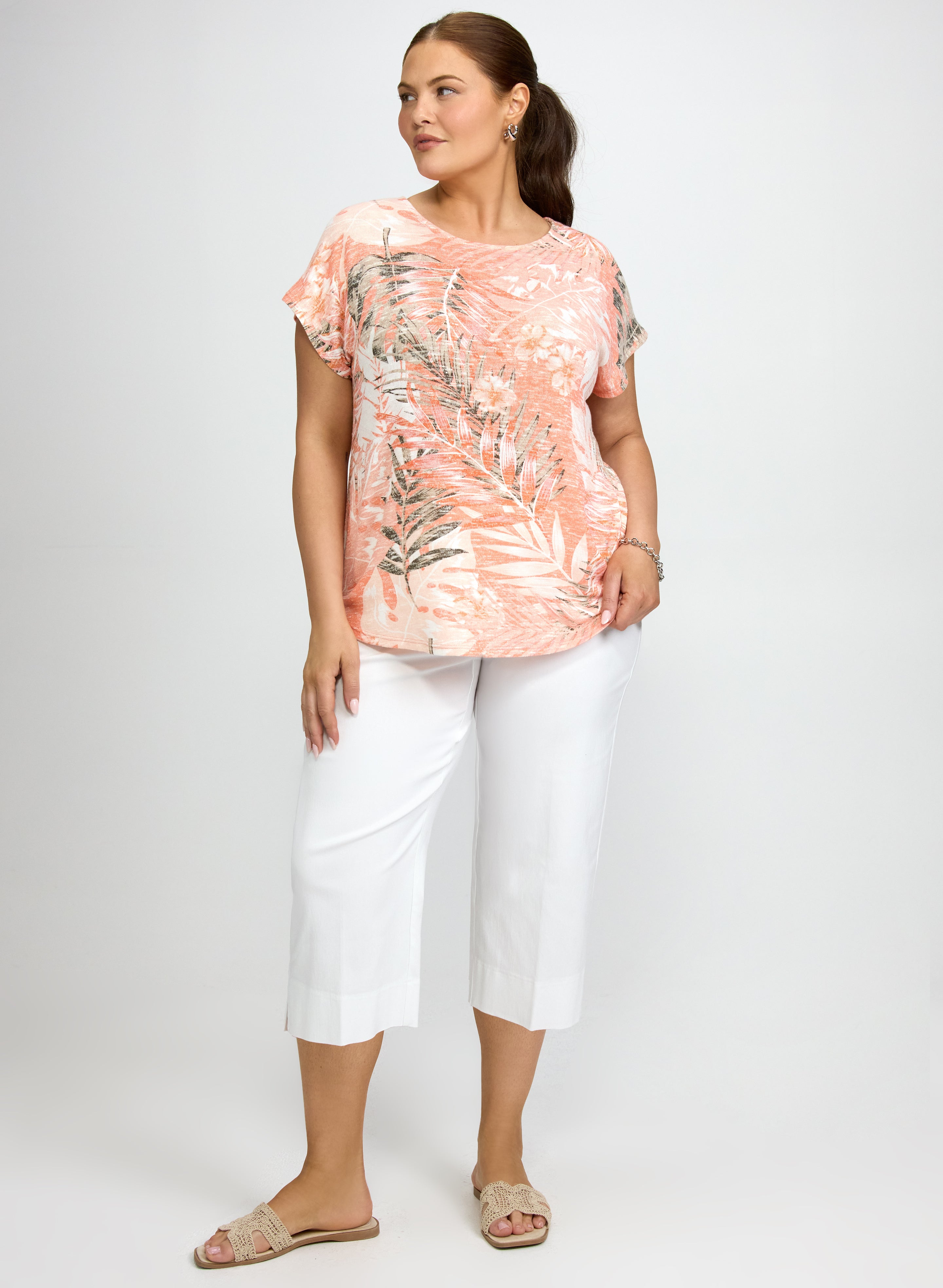 Palm Slub Knit Top-Tactilefable