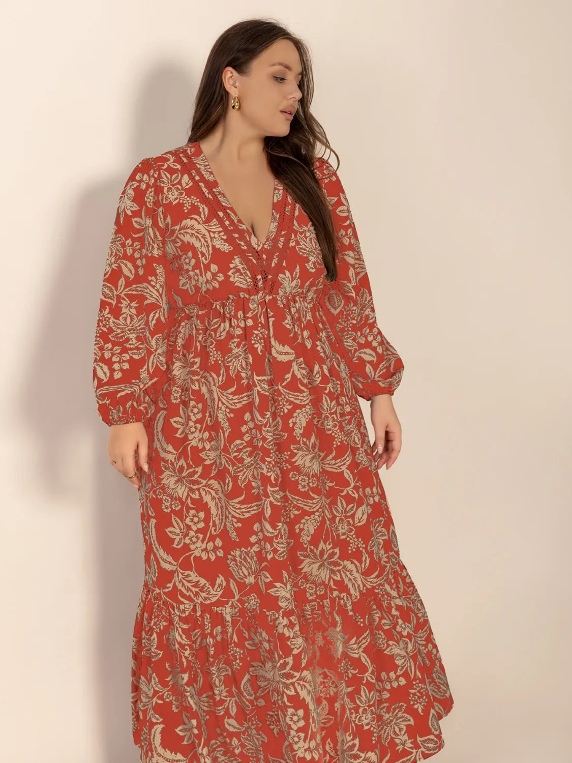 Celeste Gold Lace Maxi Kaftan | Poundton-Tactilefable