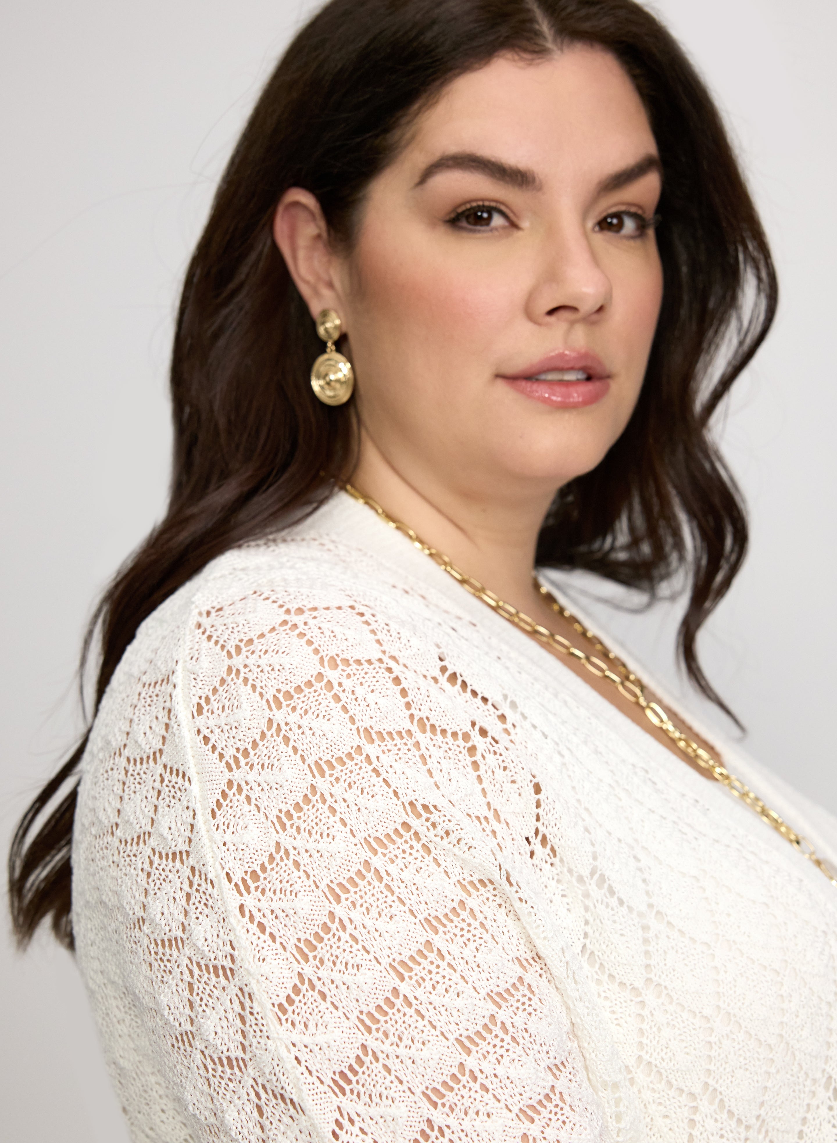 Open Knit Cardigan-Tactilefable