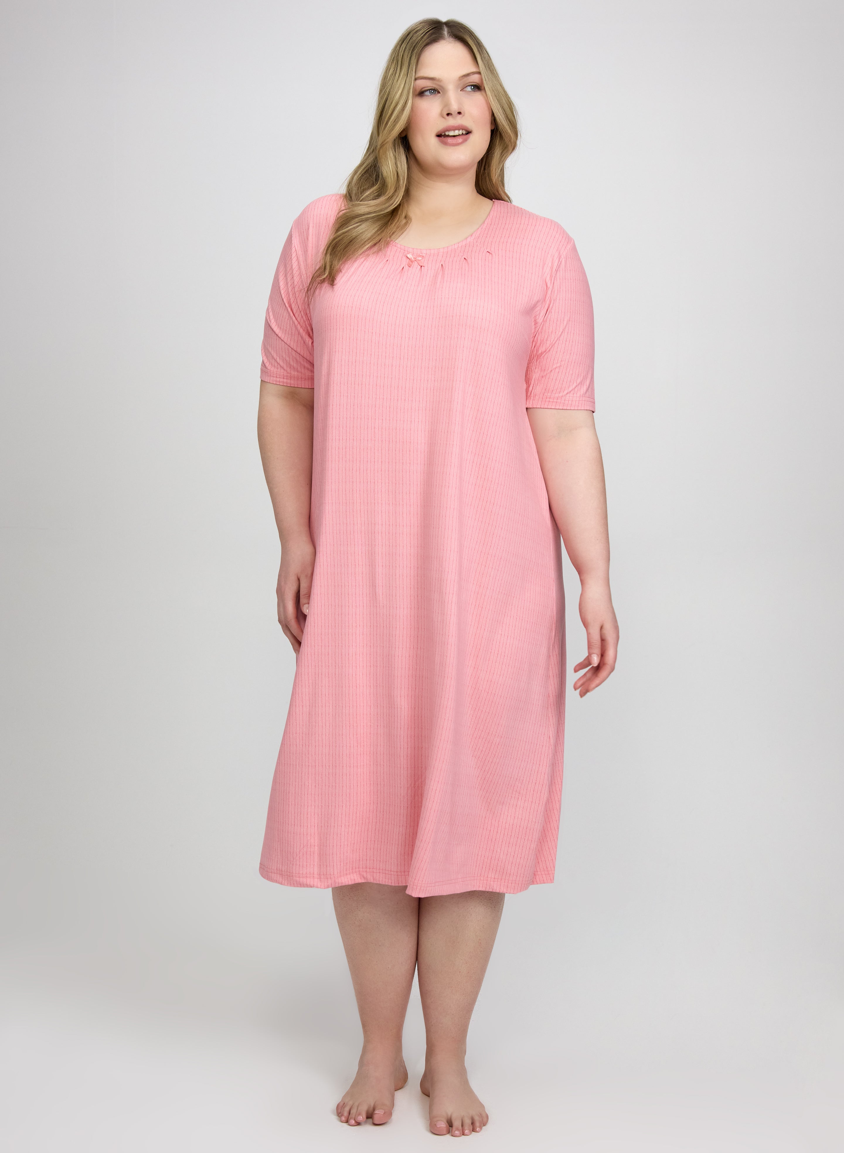 Stripe Jersey Nightgown-Tactilefable