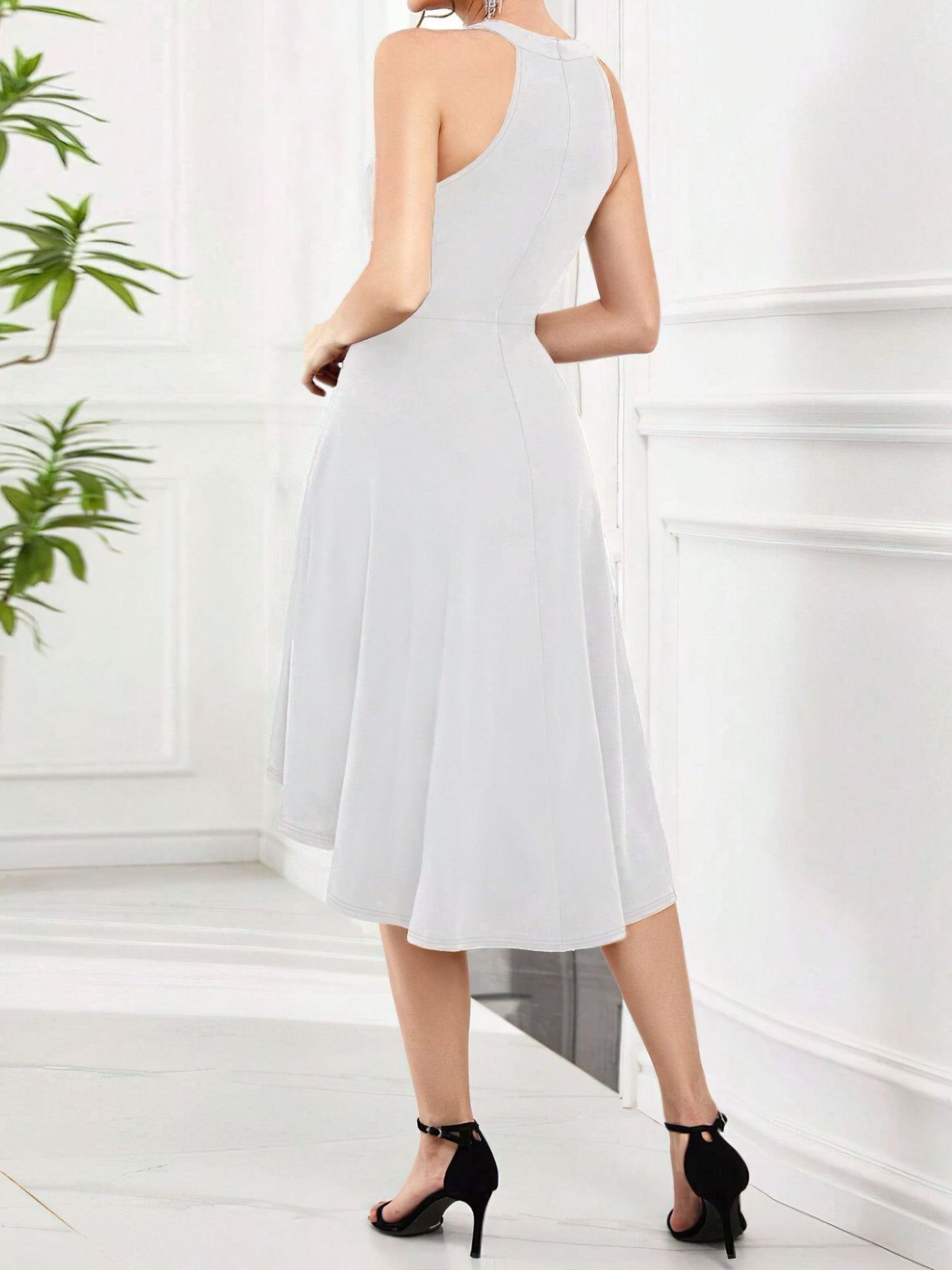 Isadora High-Low Sleeveless Dress | 8 Colors-Tactilefable