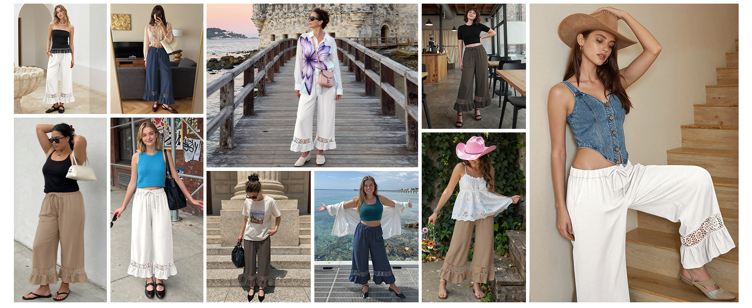 linen pants for women wide leg linen pants for women boho pants for women white linen pants