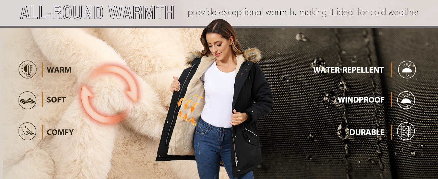 warm jackets women