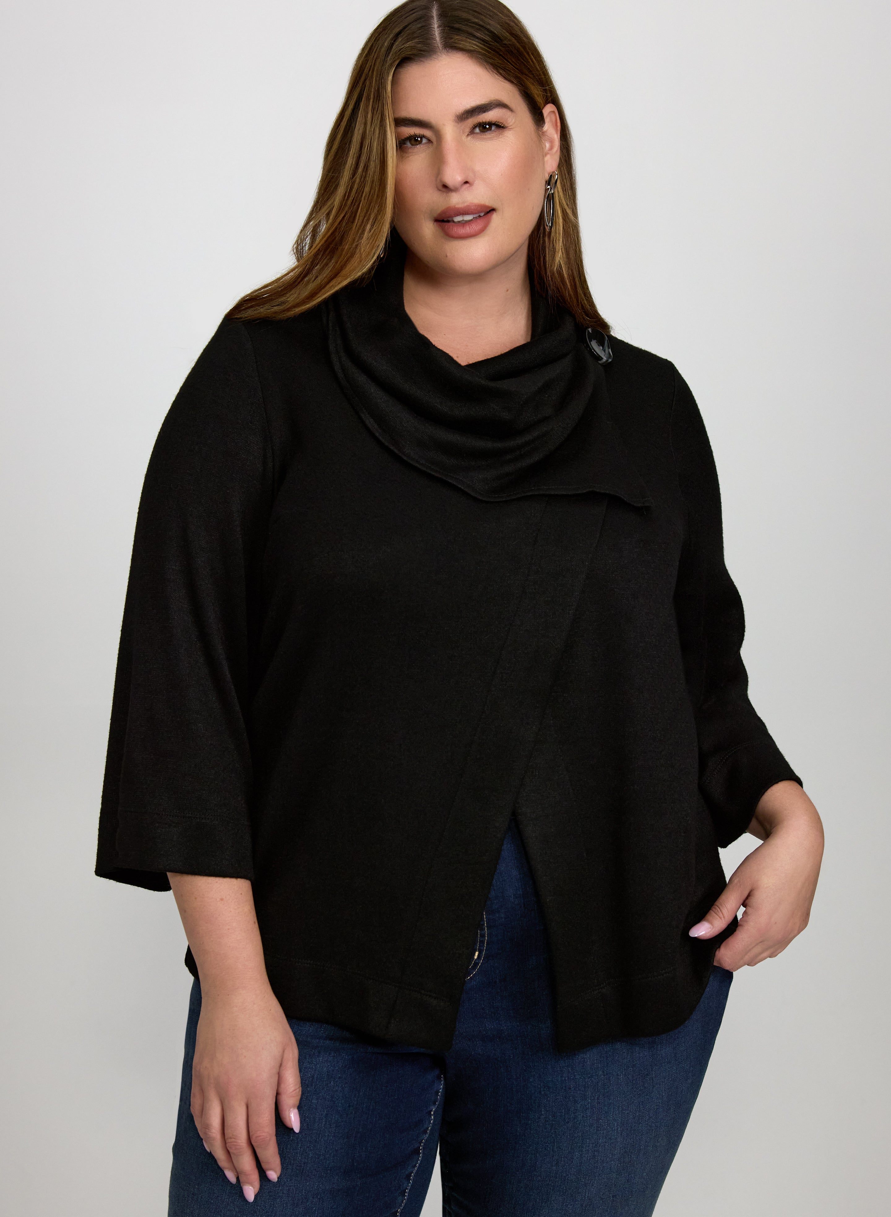 Cowl Neck Sweater-Tactilefable