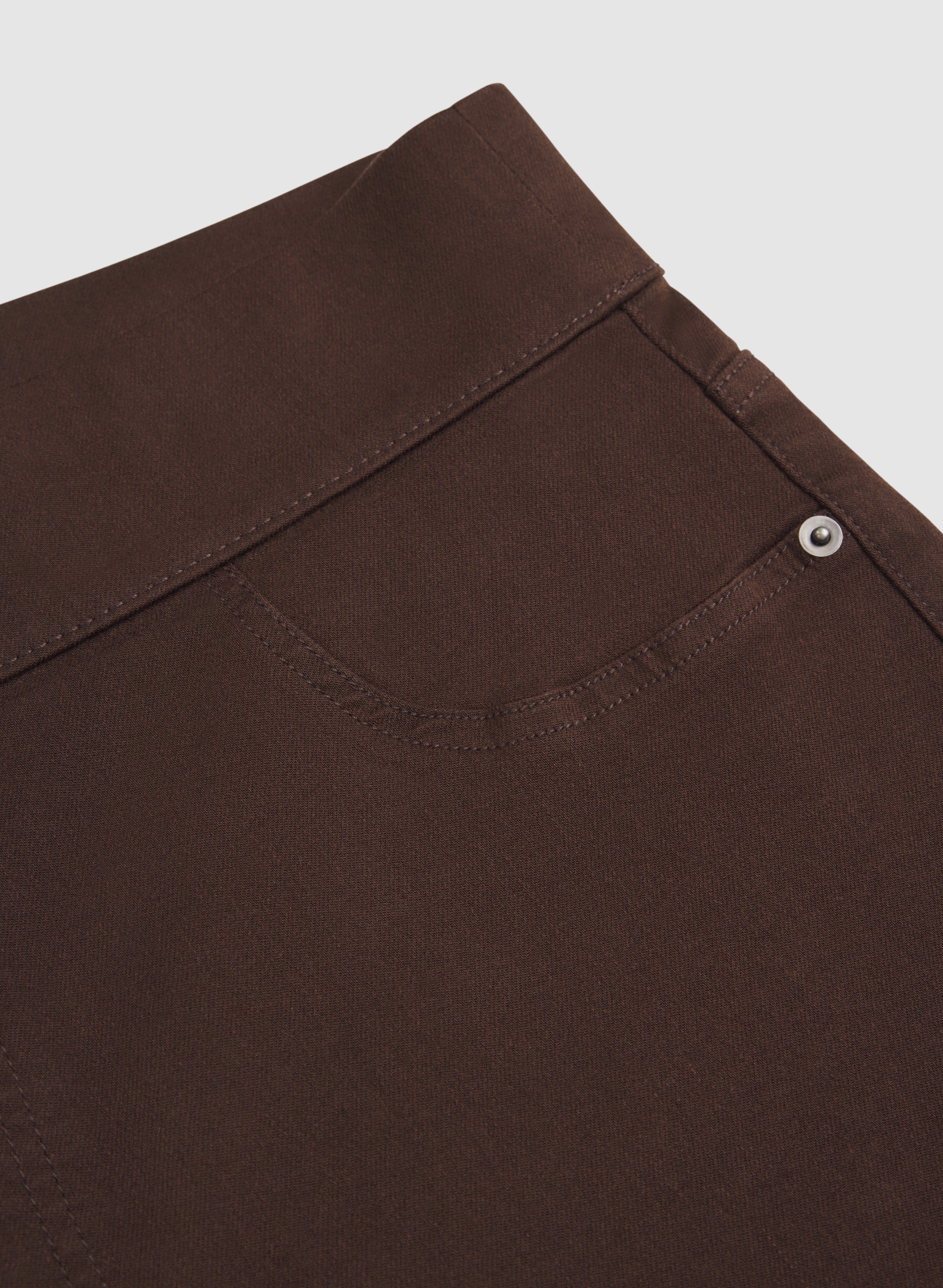 Straight-Leg Pull-On Jeans-Tactilefable