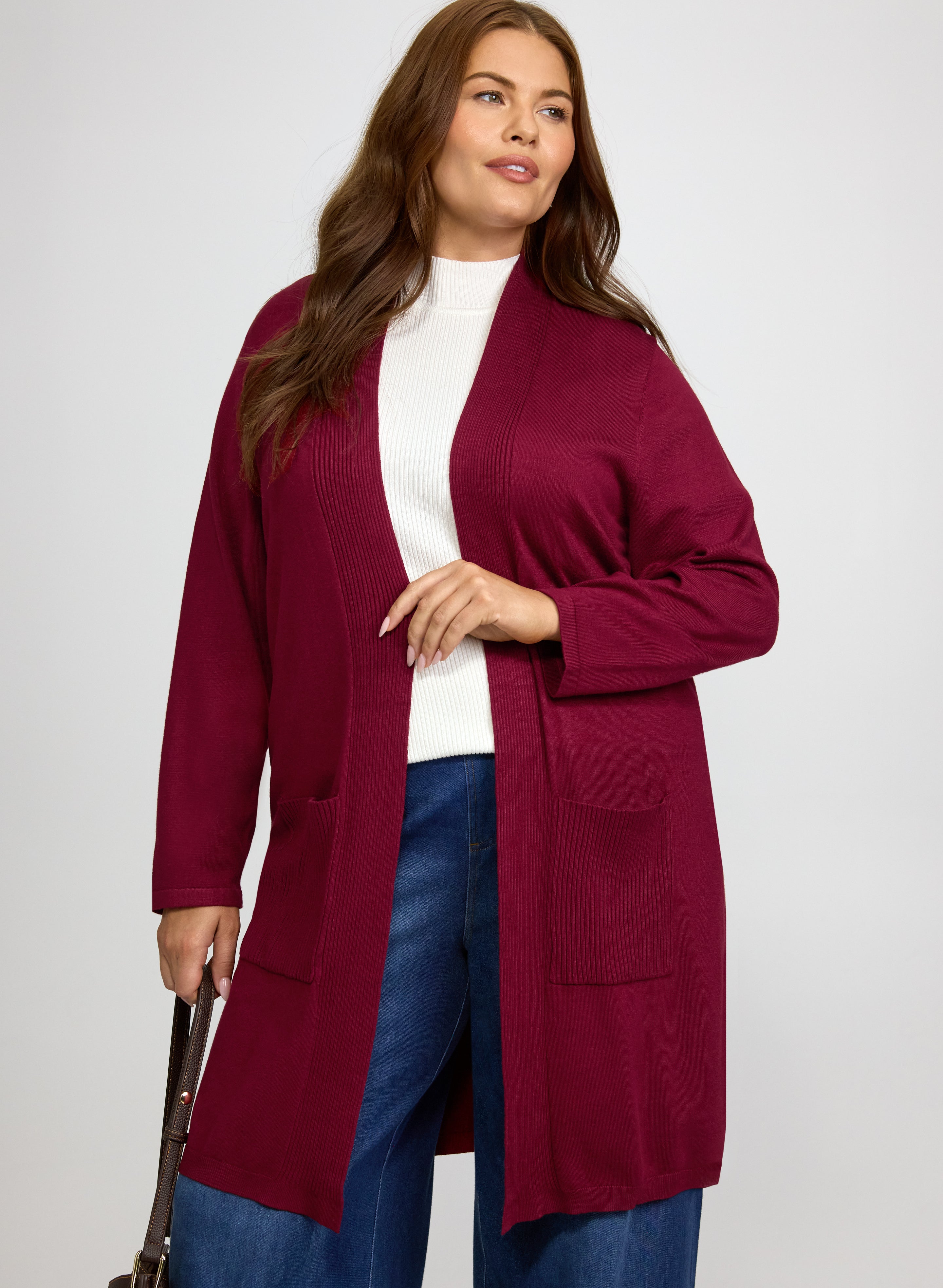 Open Front Cardigan-Tactilefable