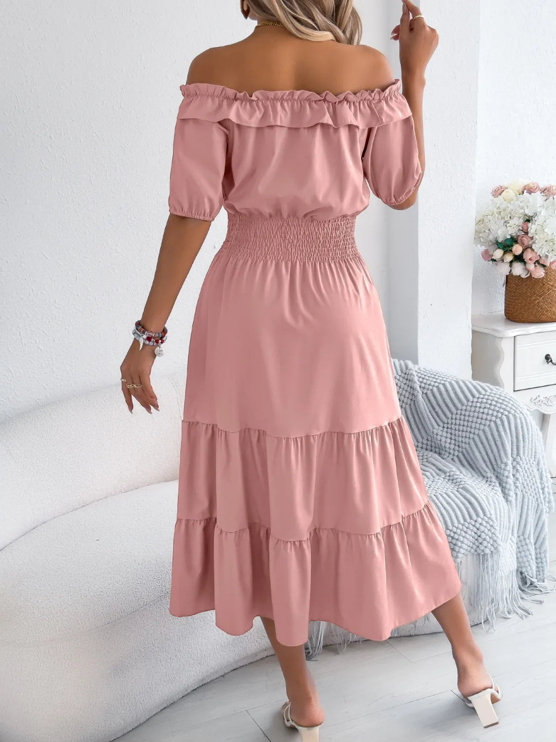 Twirl Me Away Tiered Dress | 3 Colors | Poundton-Tactilefable