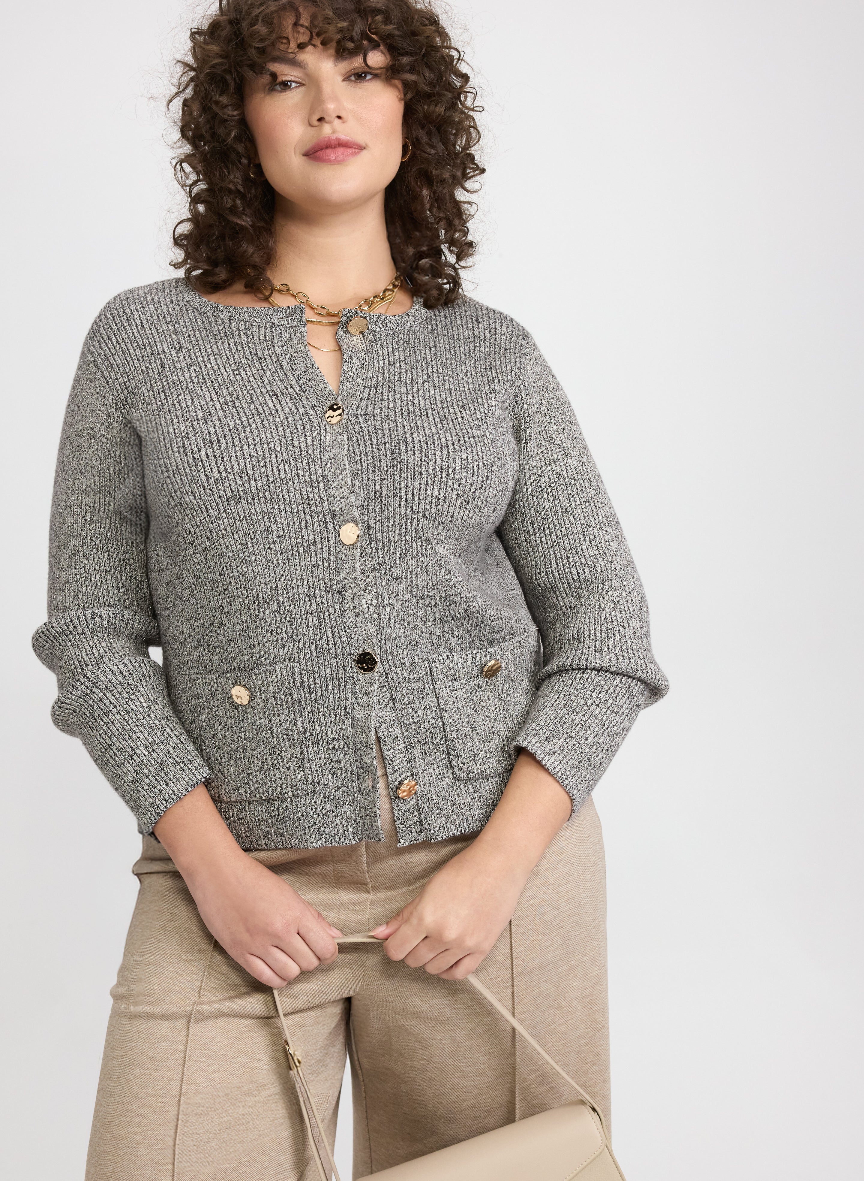 Button-Down Cardigan-Tactilefable