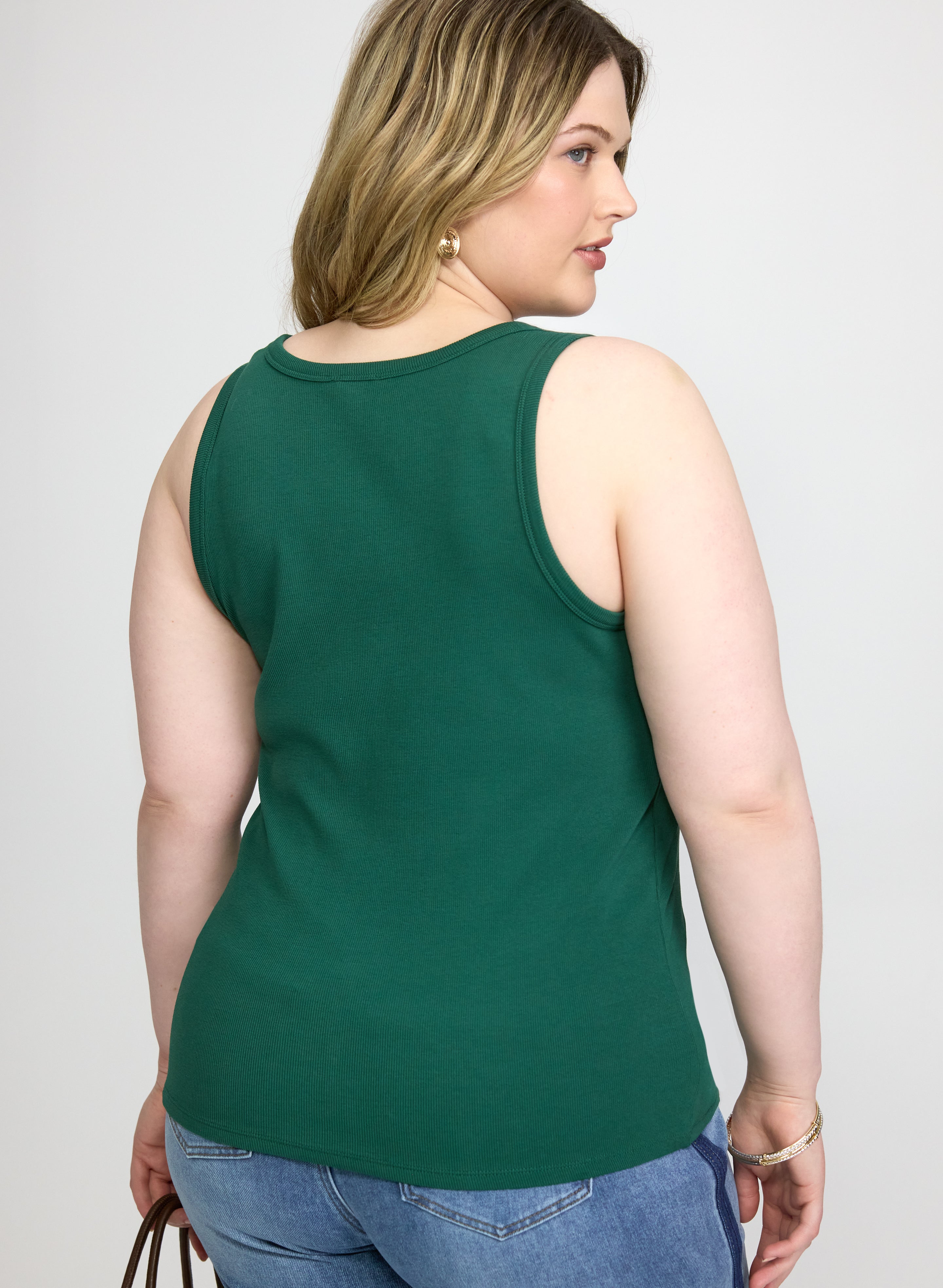 Rib Knit Cotton Cami-Tactilefable