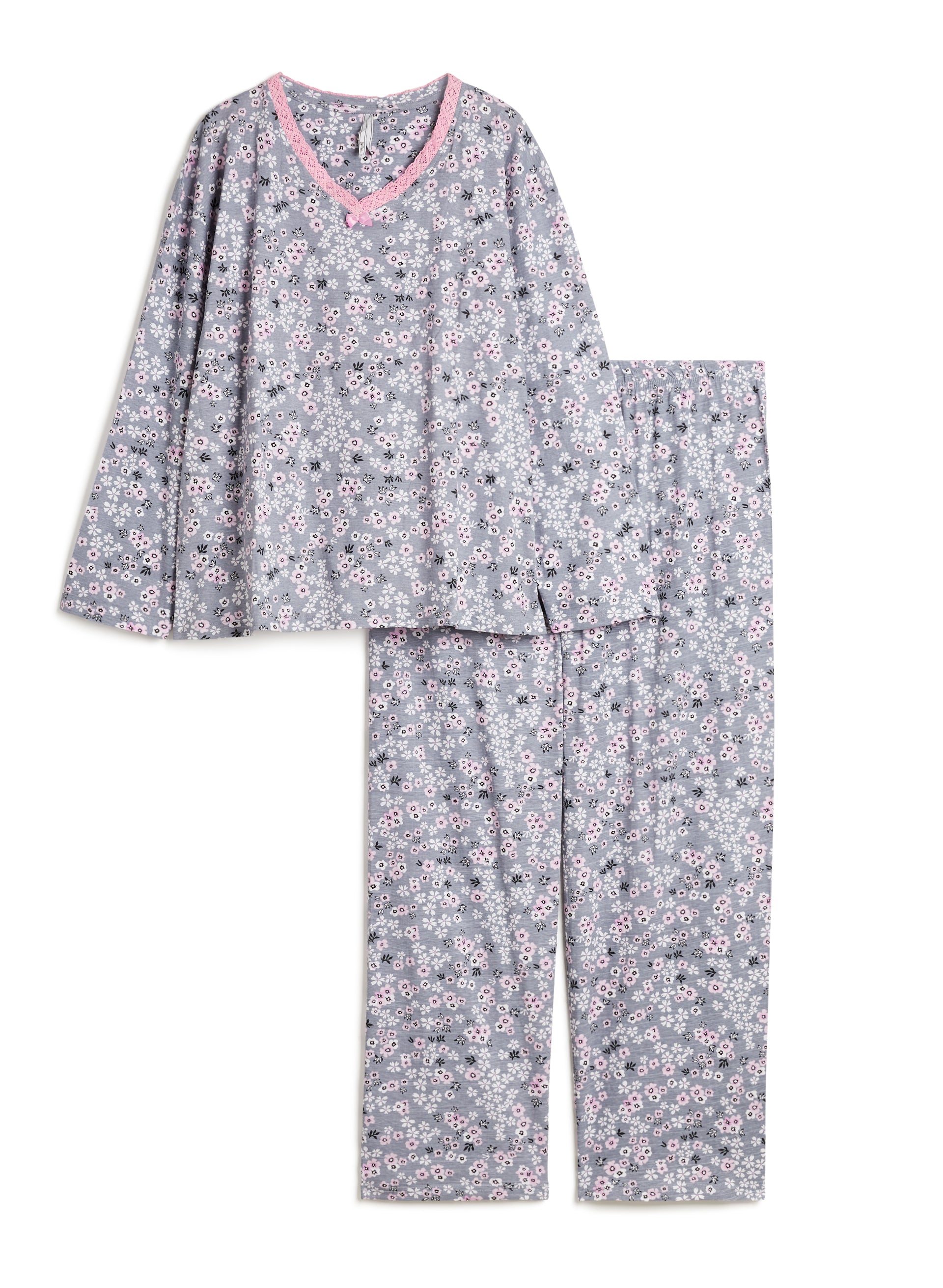 Floral Print Pyjama Set-Tactilefable